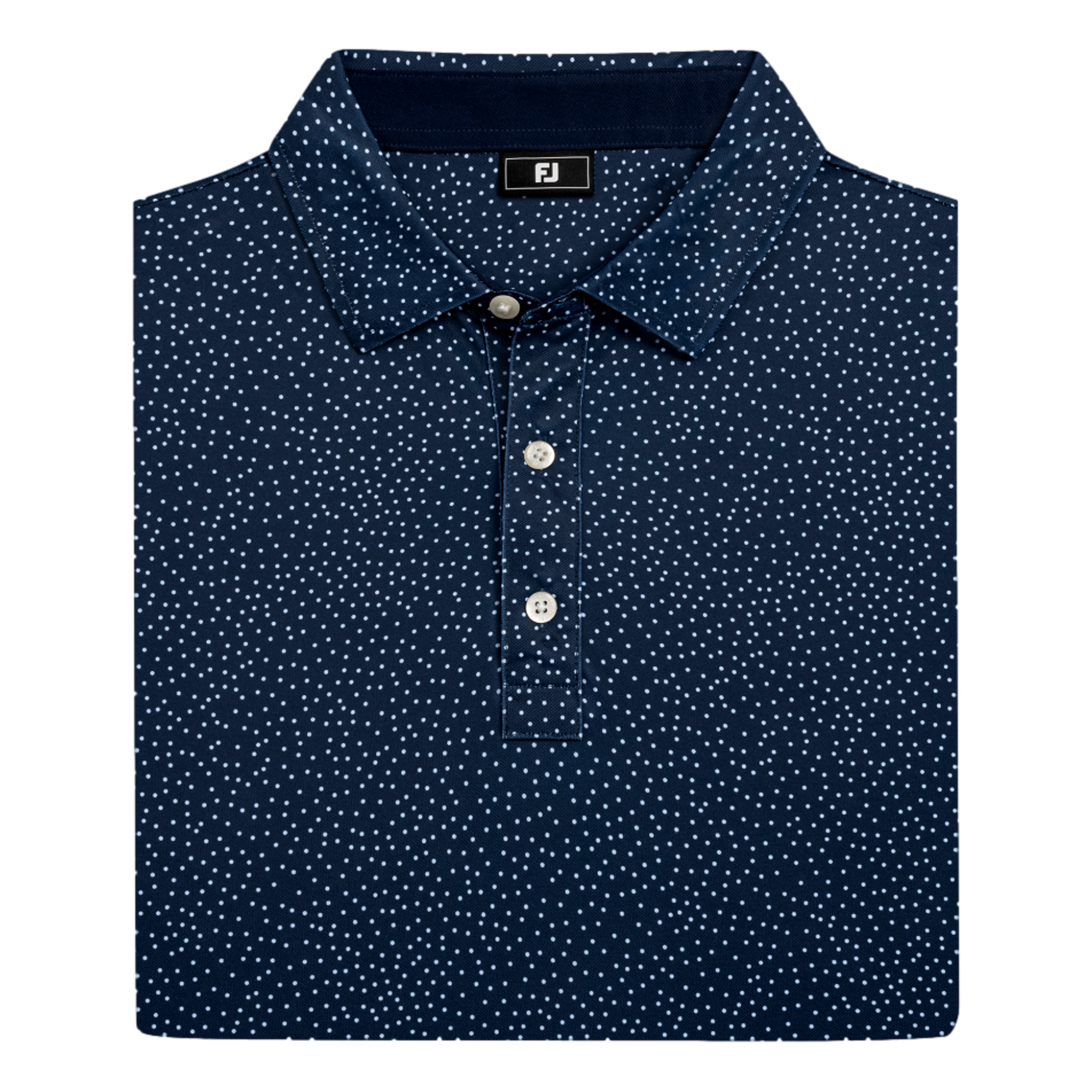 Scatter Dot Pique Men's Golf Polo Shirt