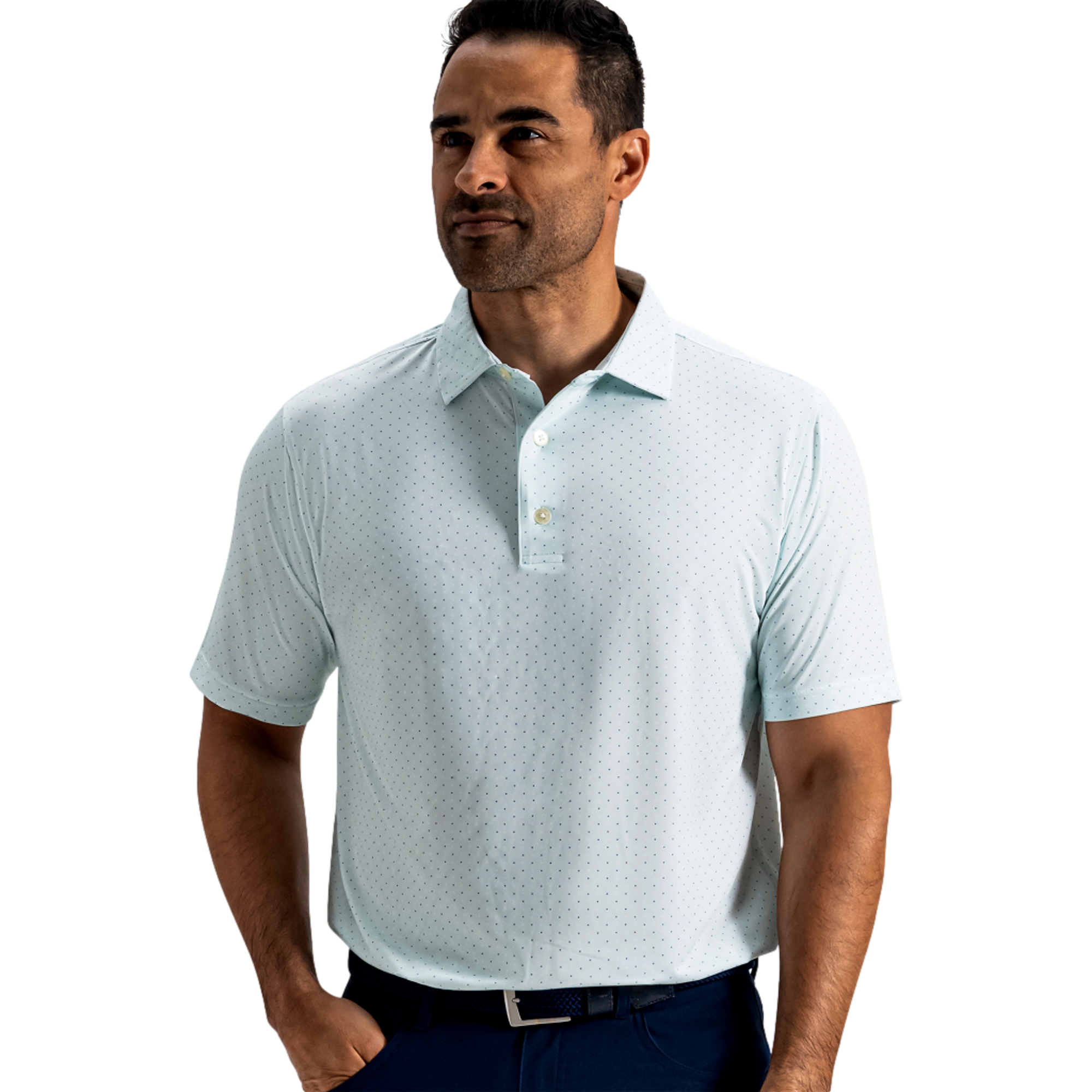 Spark Geo Lisle Men's Golf Polo Shirt