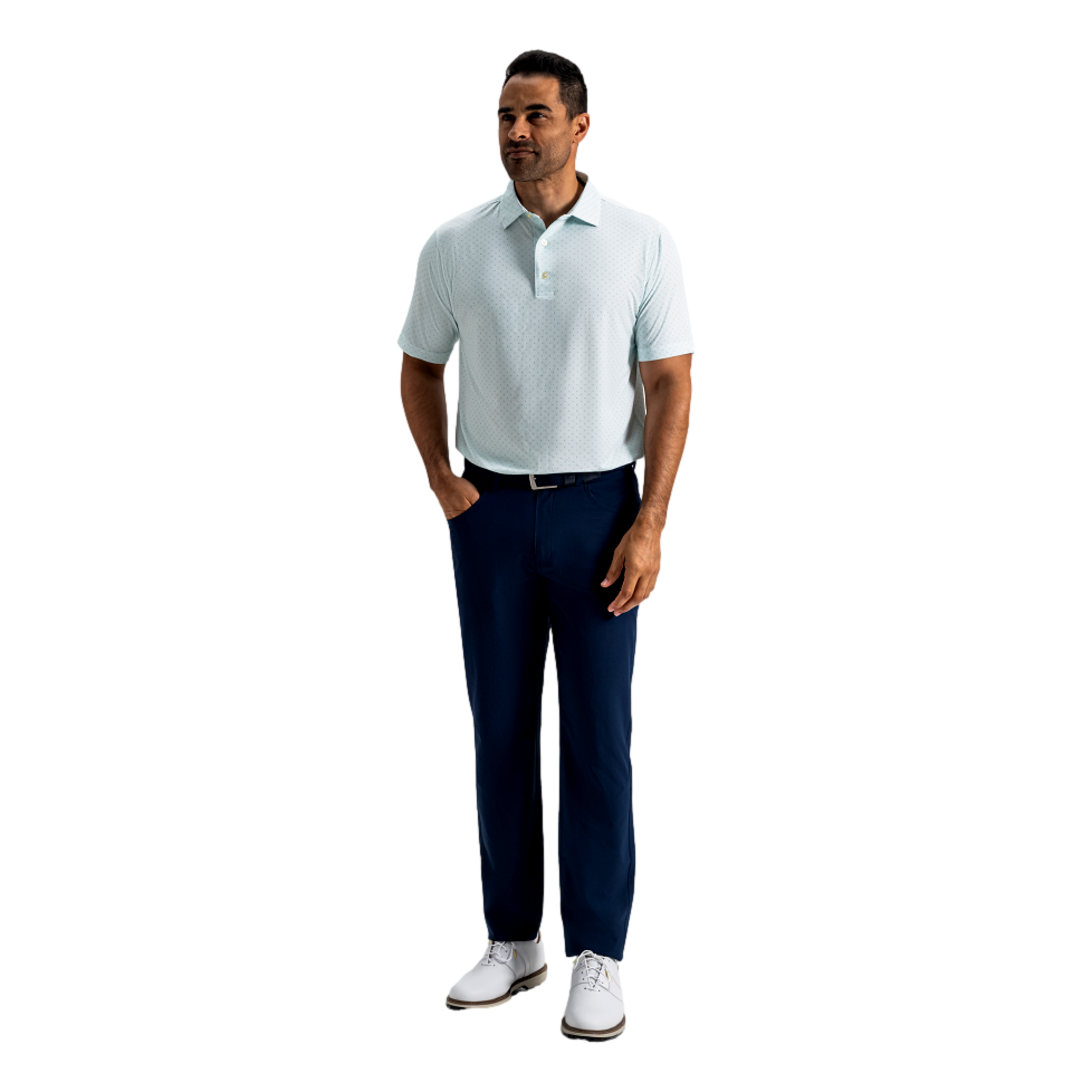 Spark Geo Lisle Men's Golf Polo Shirt