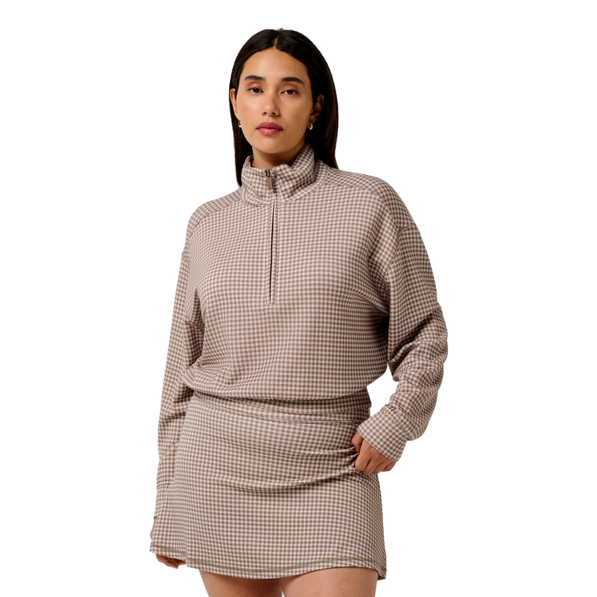 TravisMathew Printed Skyloft Echo Women's Golf Half Zip