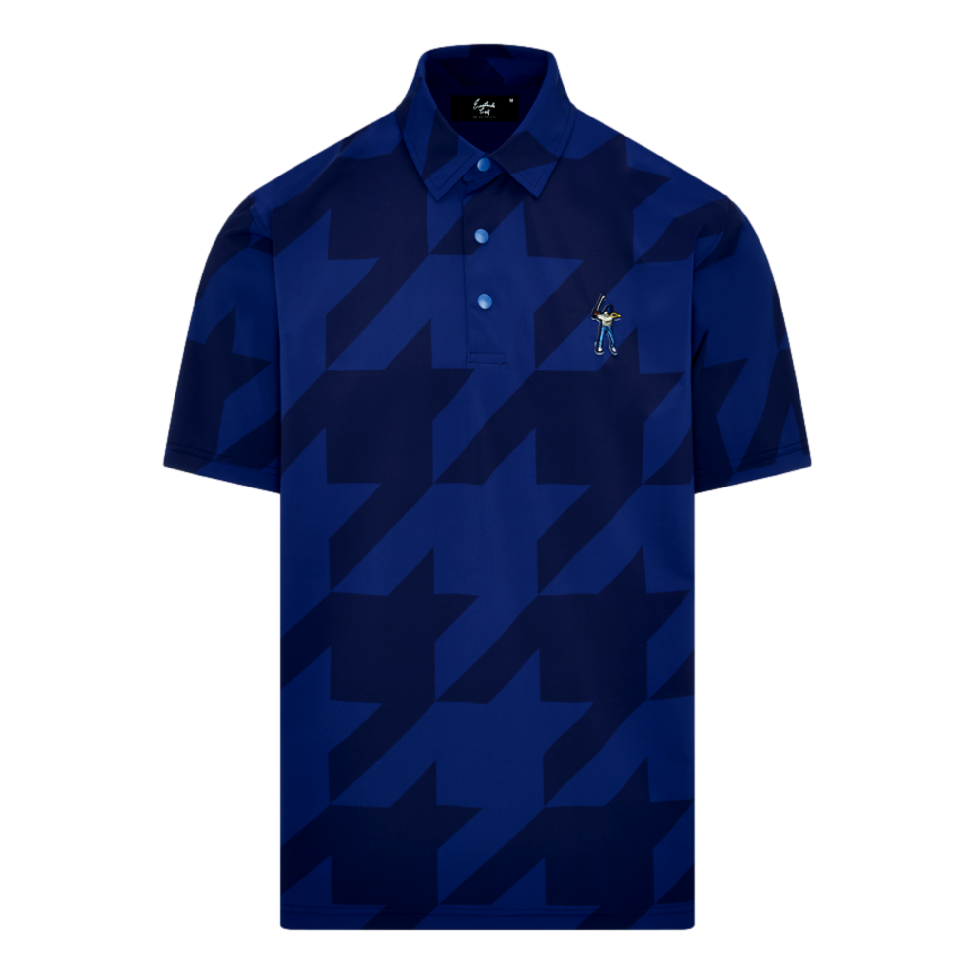 Snap Placket Men's Golf Polo Shirt