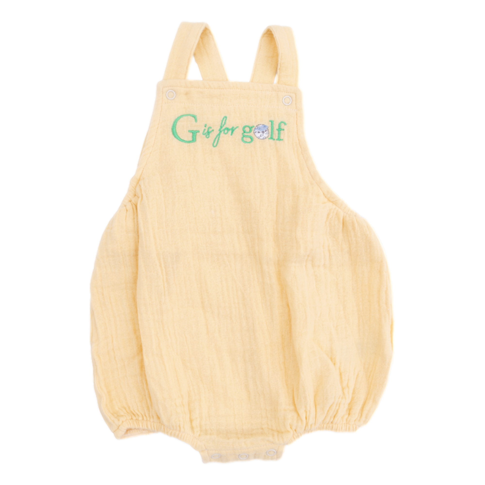 G' is for Golf Boy's Ric Rac Ruffle Sunsuit