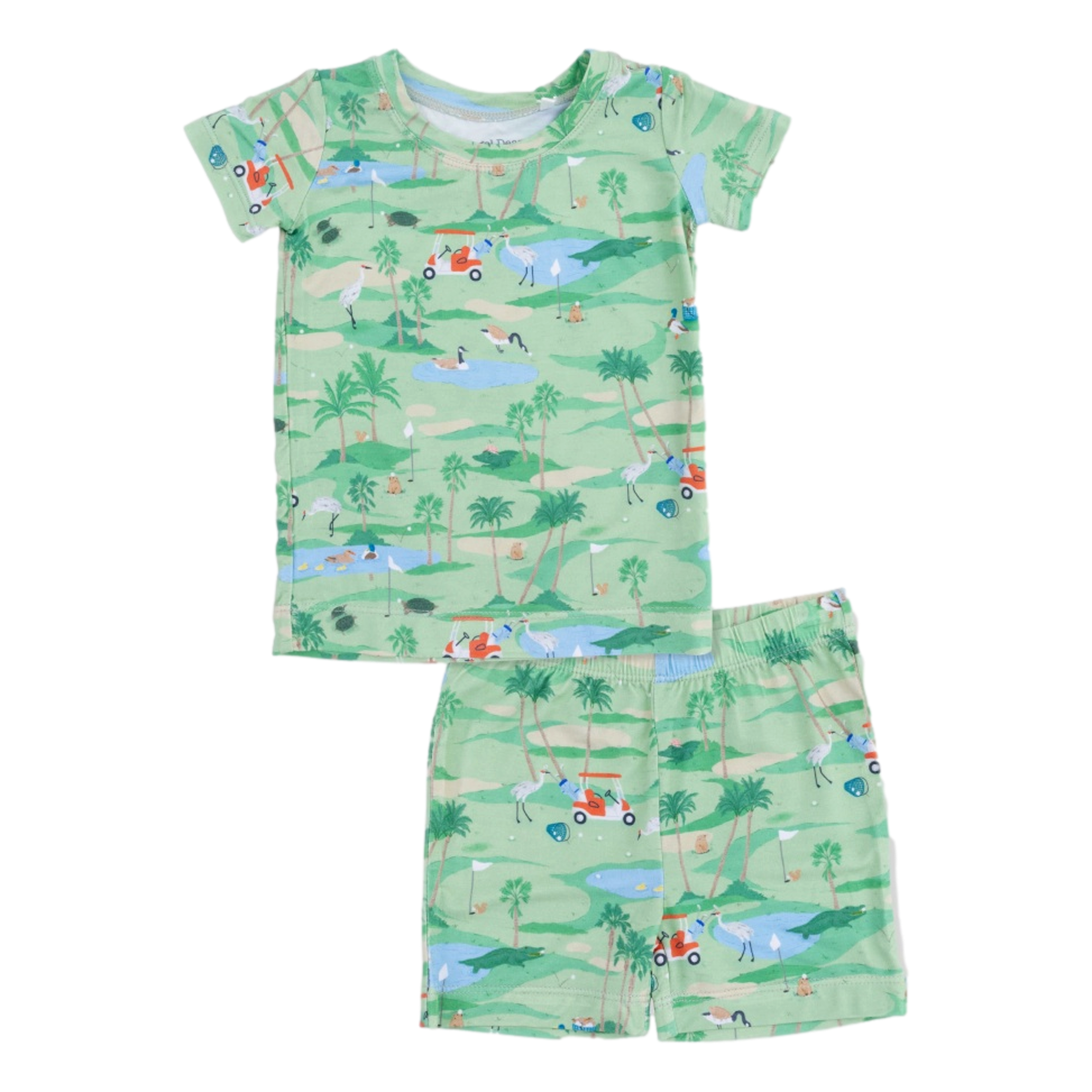 Golf Oasis Animals Boy's Loungewear Short Set