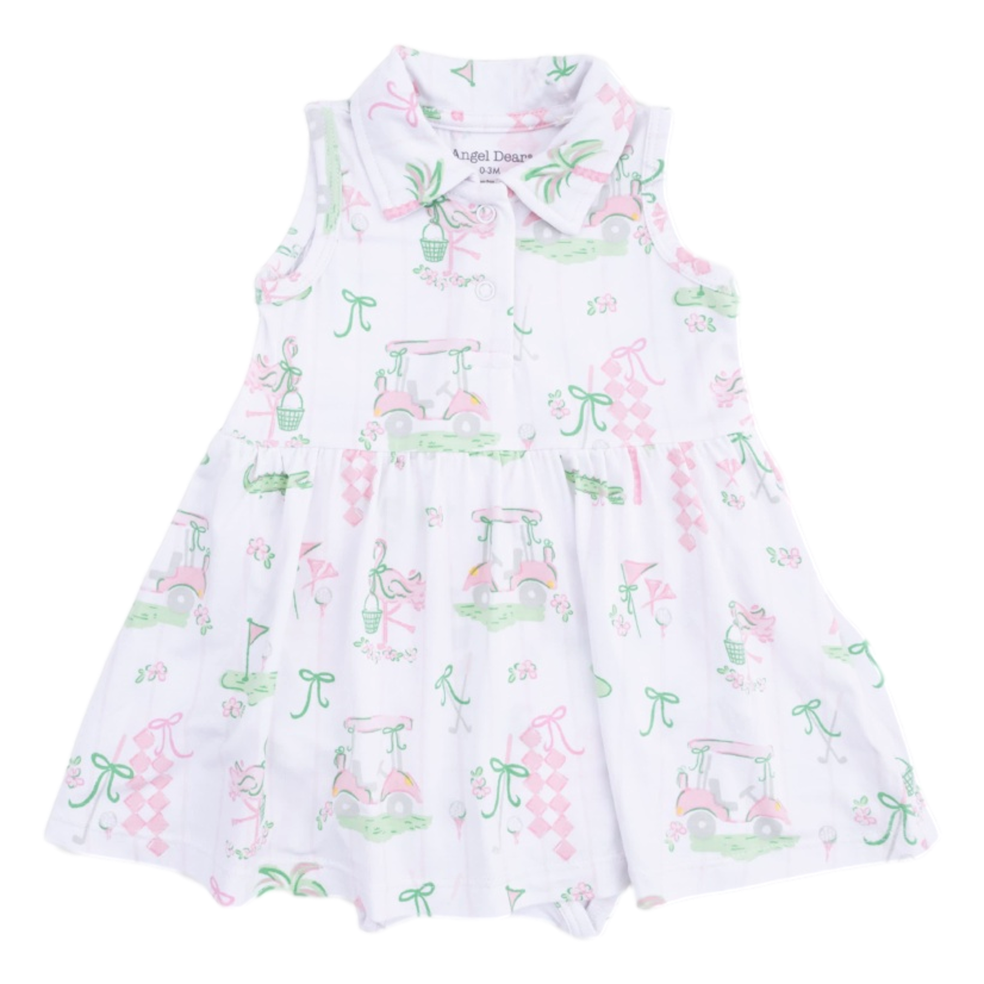 Pretty Golf Girl's Polo Tennis Dress