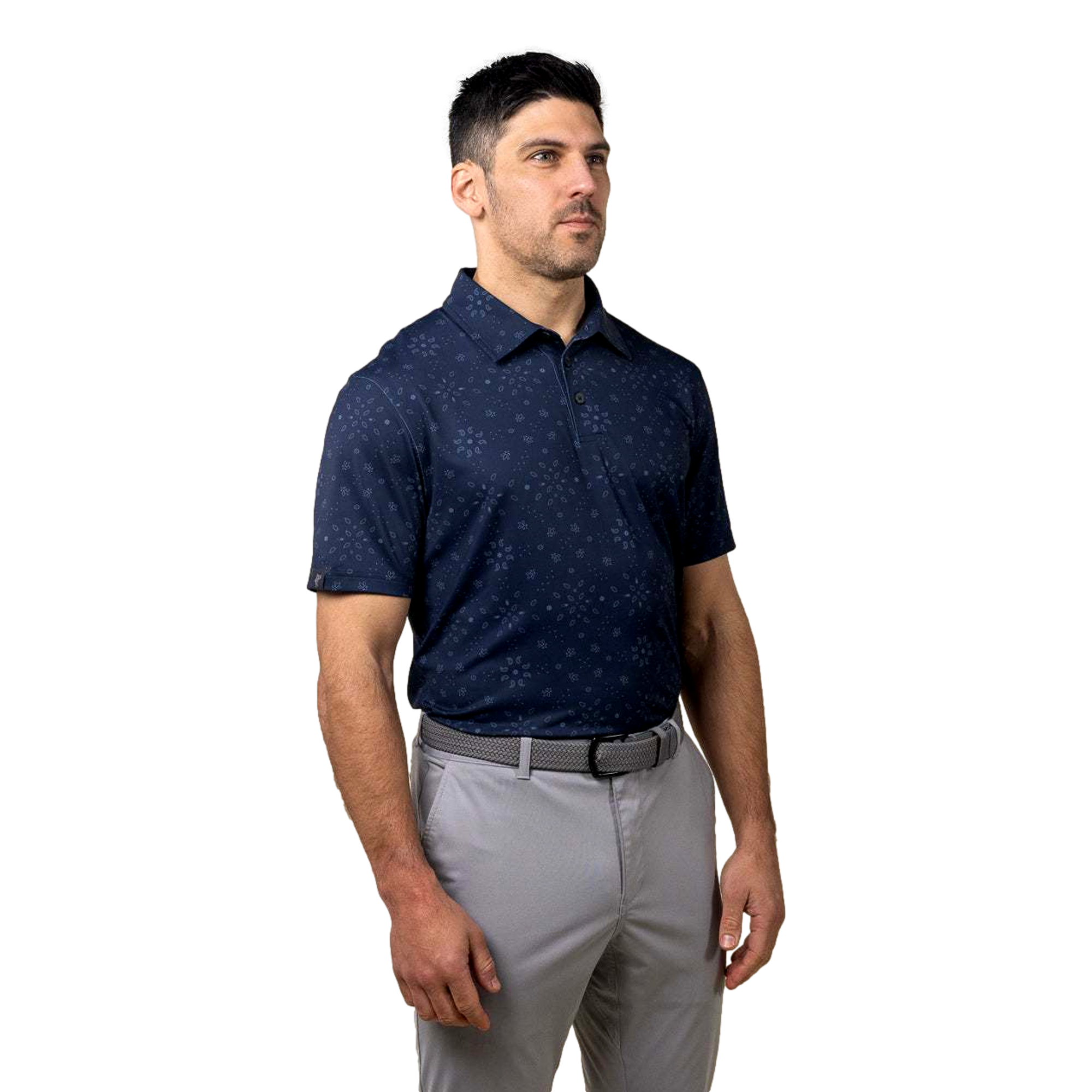 Western Men's Short Sleeve Golf Polo