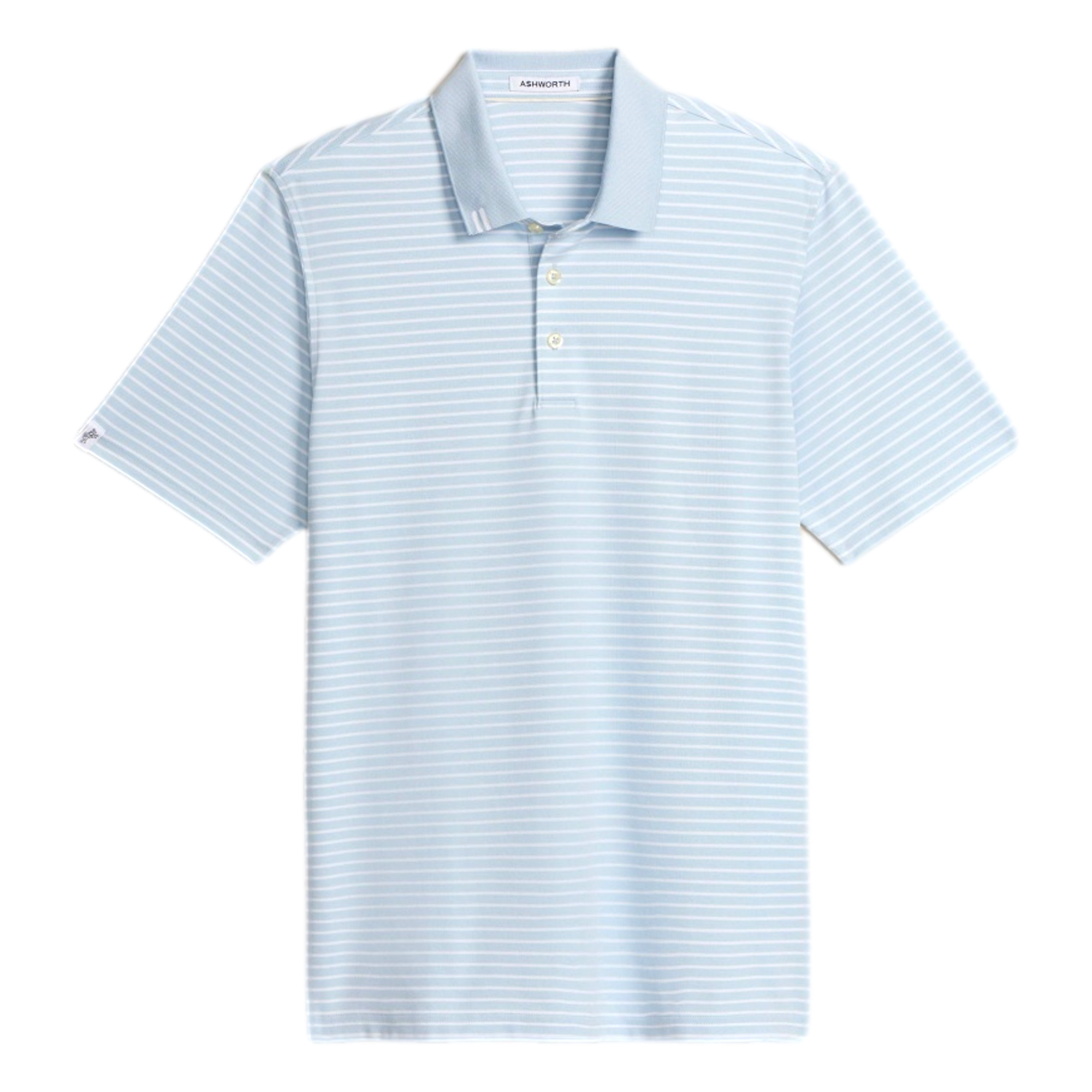 2Bar Stripe Men's Short Sleeve Golf Polo
