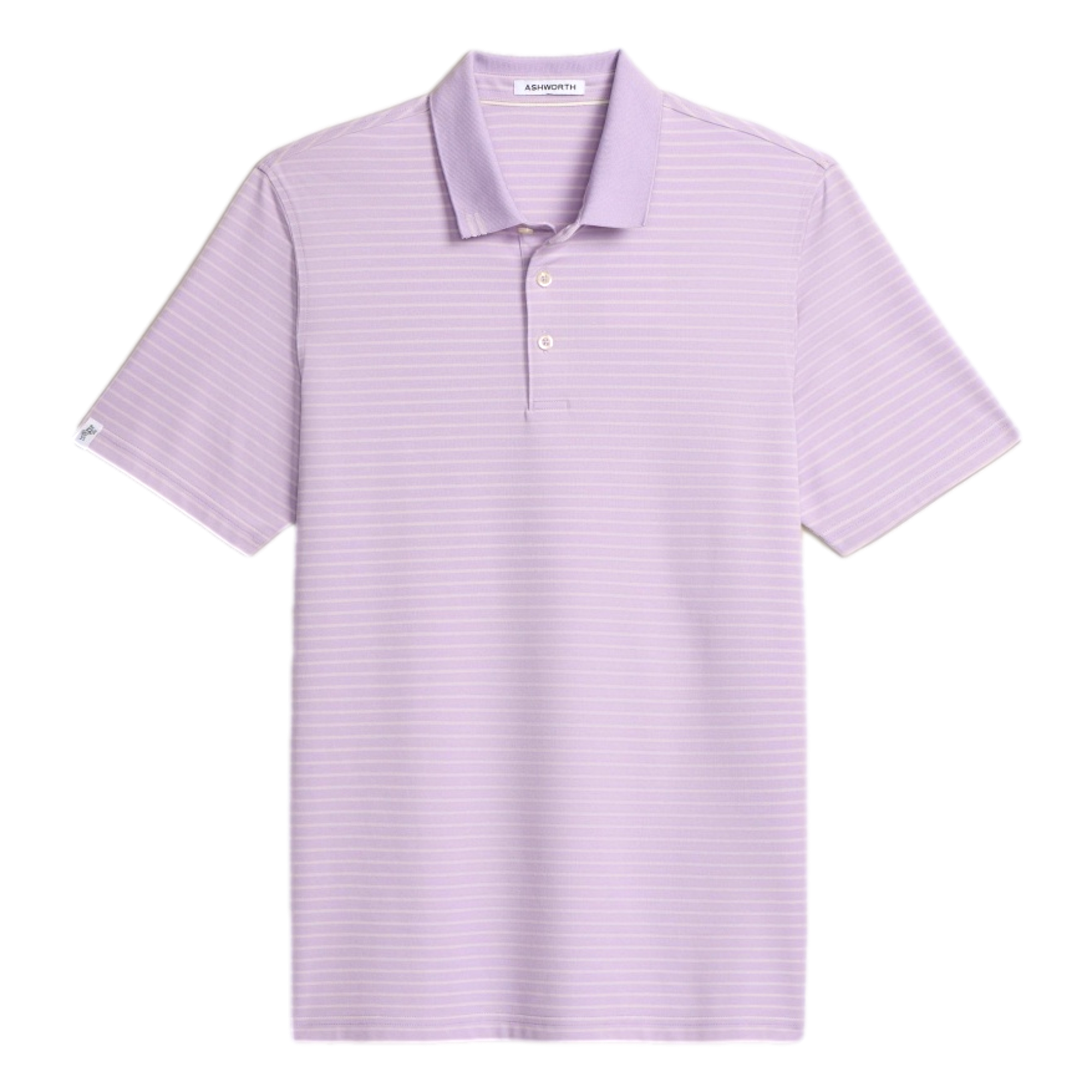 2Bar Stripe Men's Short Sleeve Golf Polo
