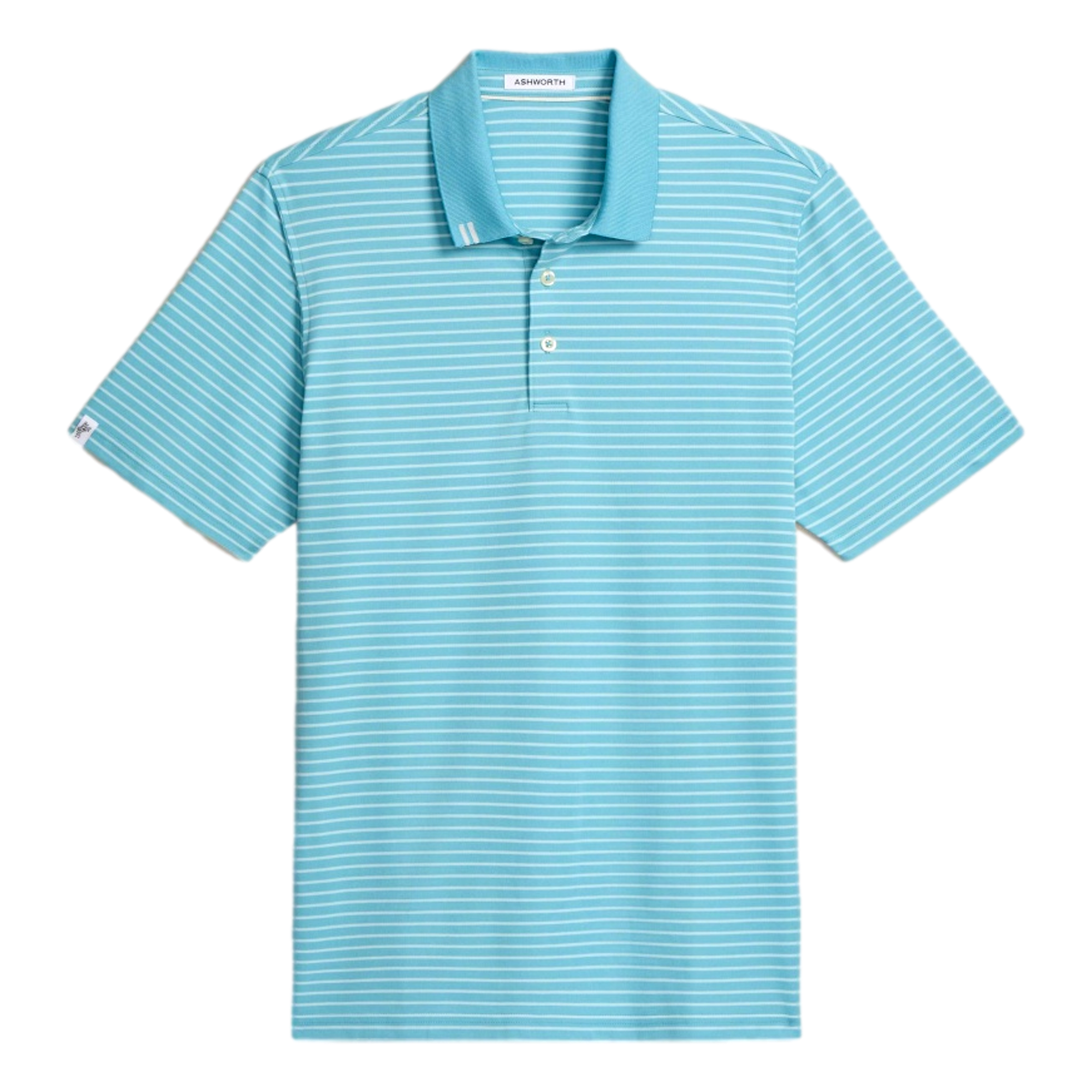 2Bar Stripe Men's Short Sleeve Golf Polo