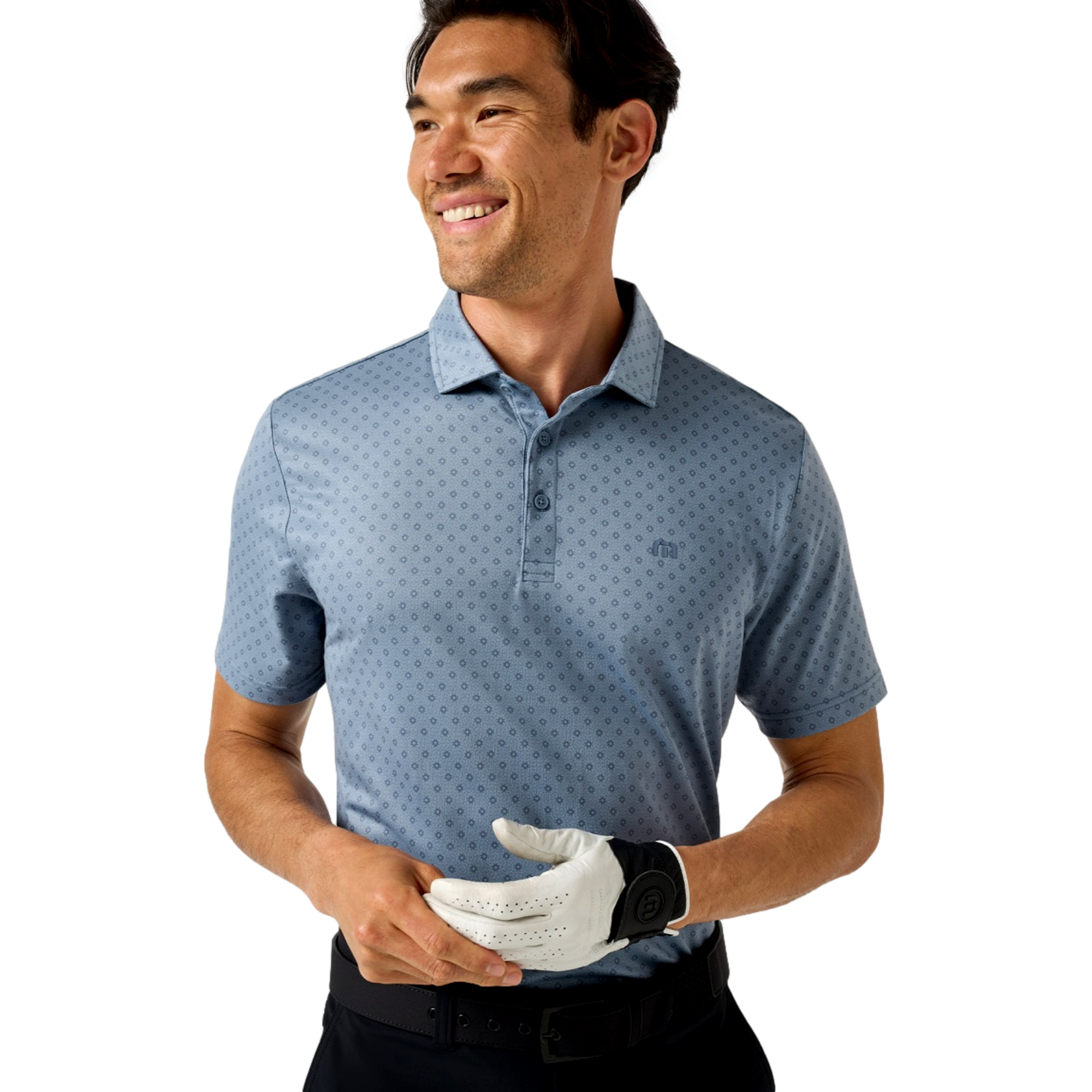 Final Drive Geo Sport Men's Golf Polo Shirt