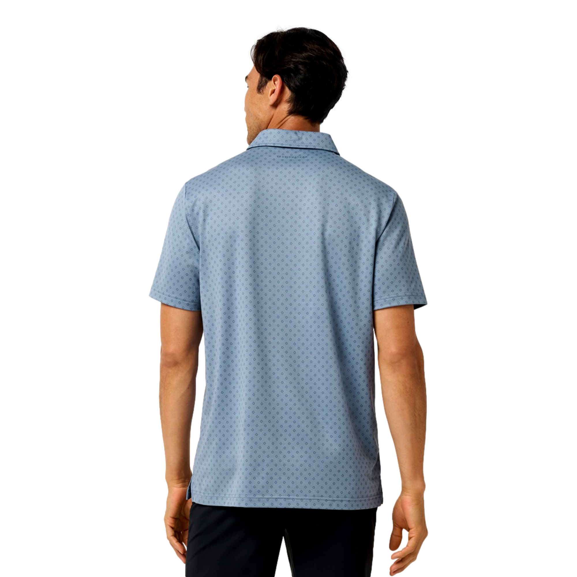 Final Drive Geo Sport Men's Golf Polo Shirt