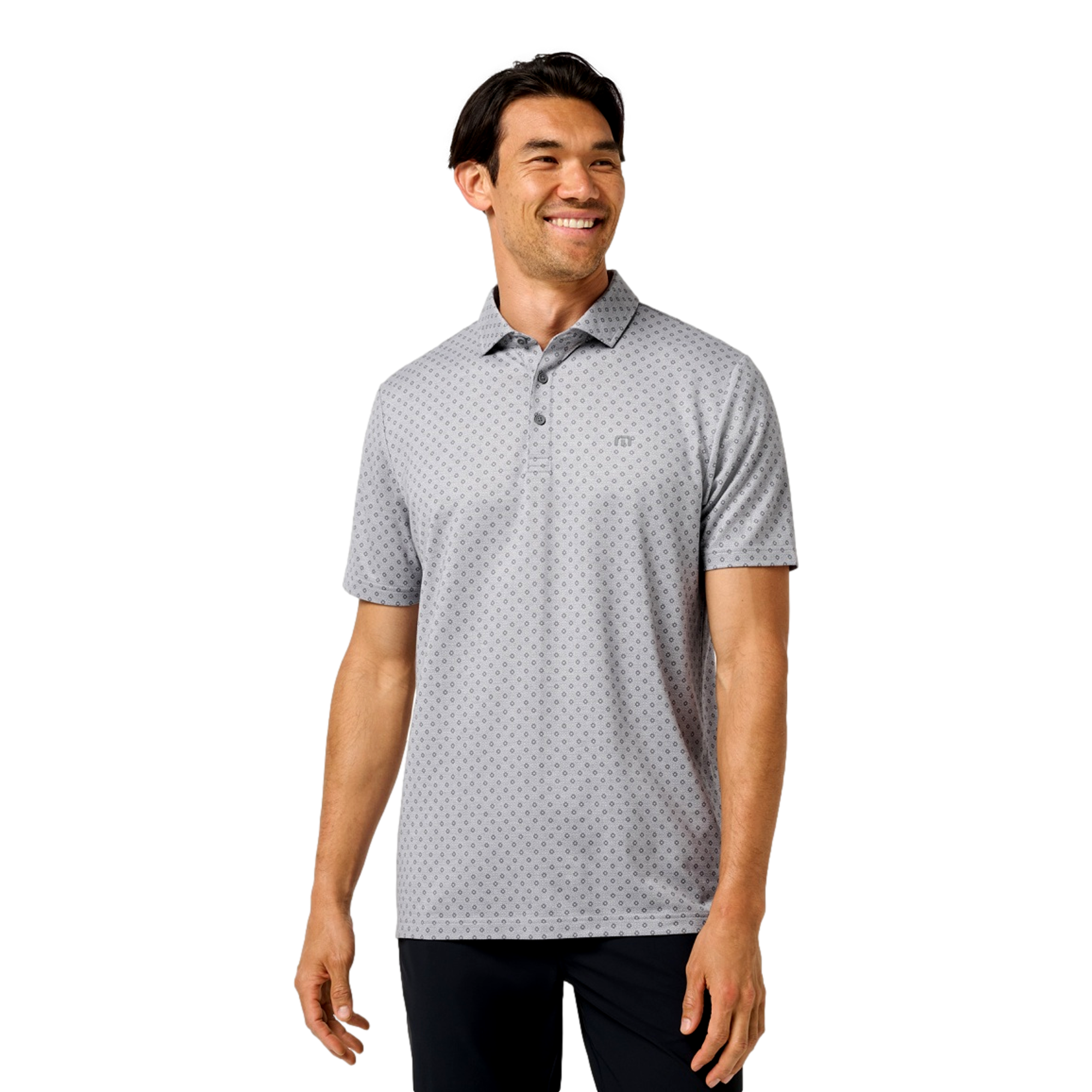 Final Drive Geo Sport Men's Golf Polo Shirt