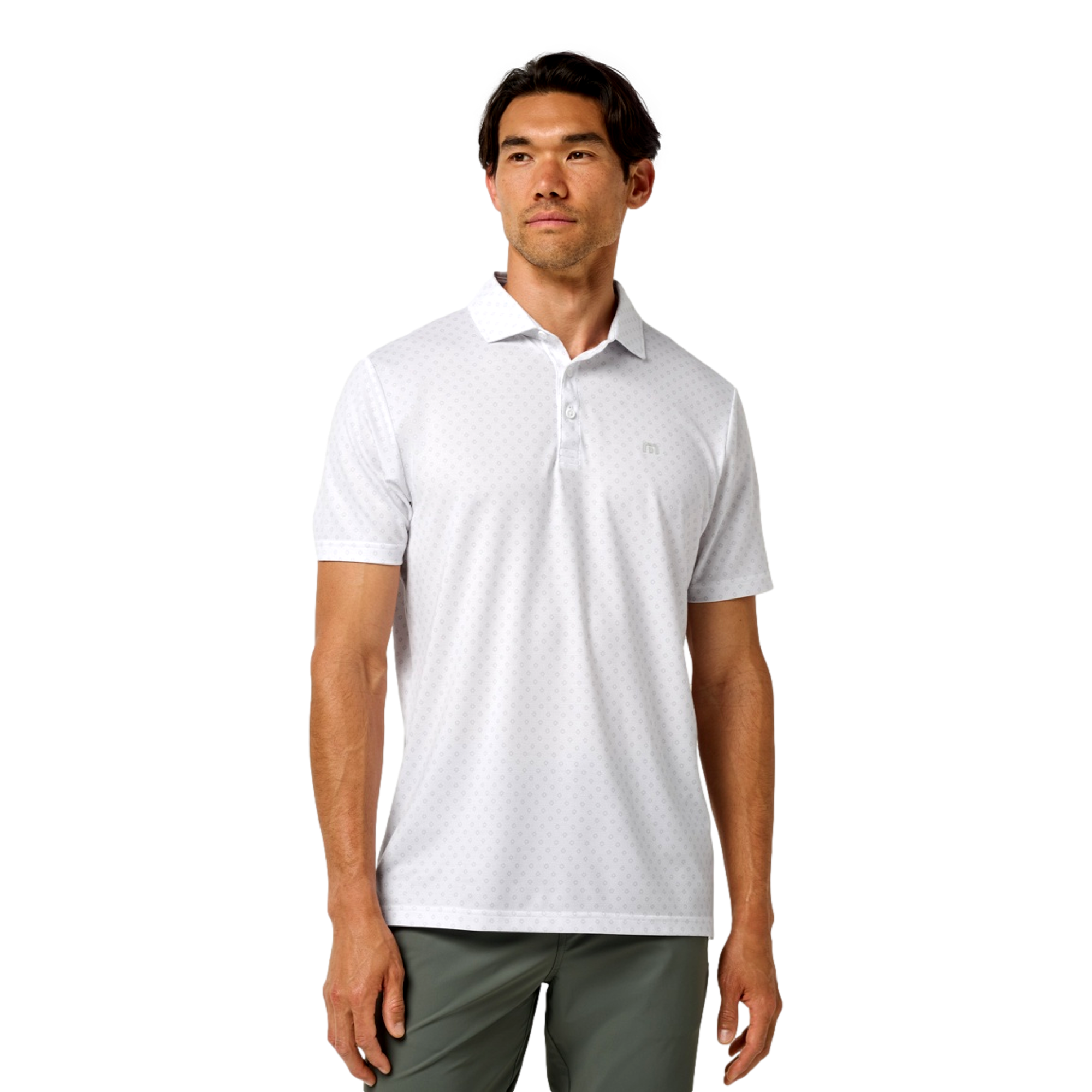 Final Drive Geo Sport Men's Golf Polo Shirt