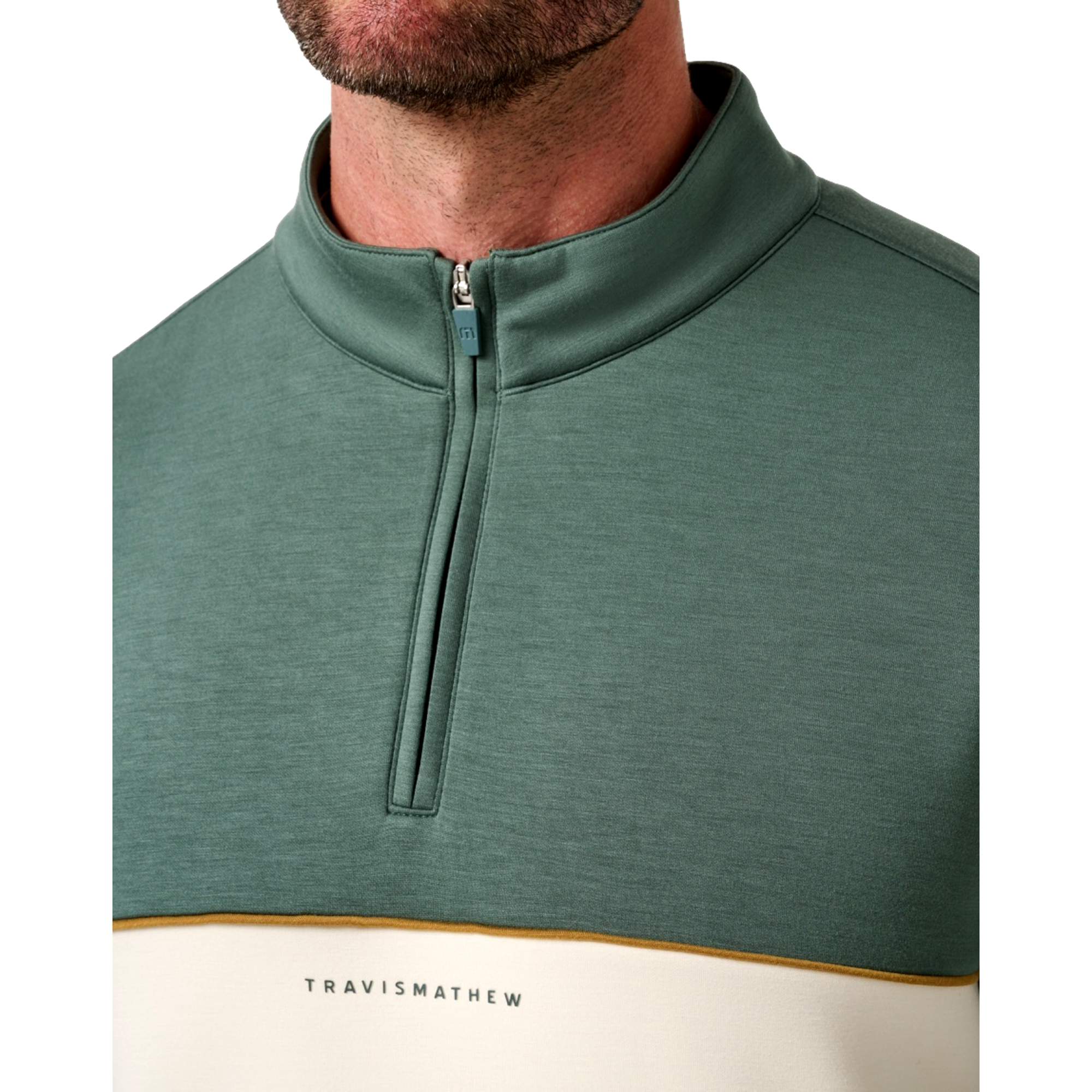 FiberCloud Color Block Men's Golf Quarter-Zip