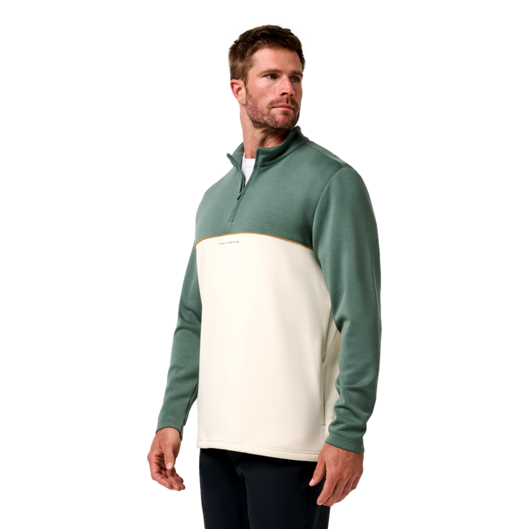 FiberCloud Color Block Men's Golf Quarter-Zip