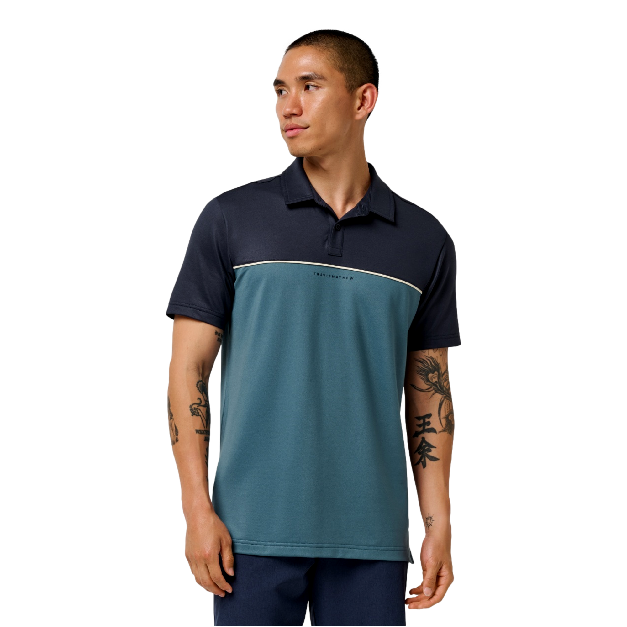 Color Block Men's Golf Polo Shirt