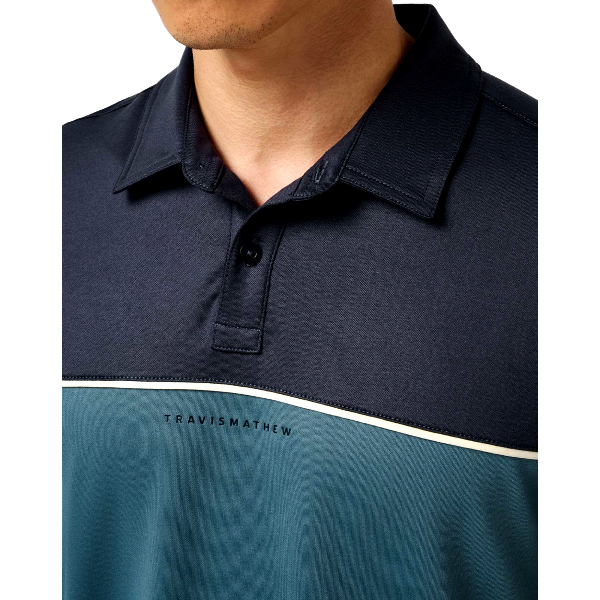 Color Block Men's Golf Polo Shirt