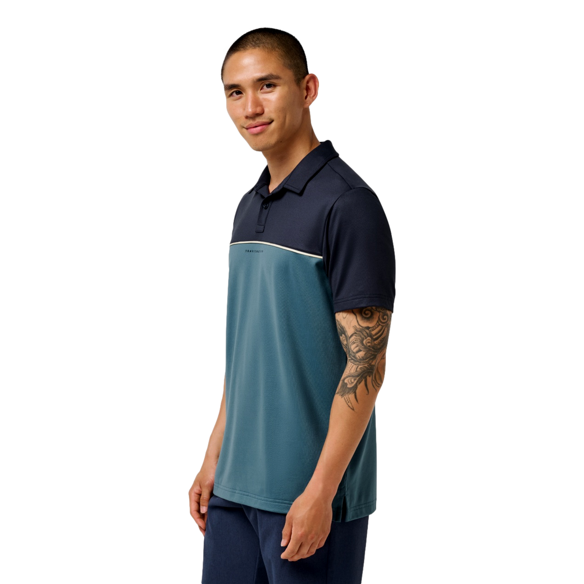 Color Block Men's Golf Polo Shirt