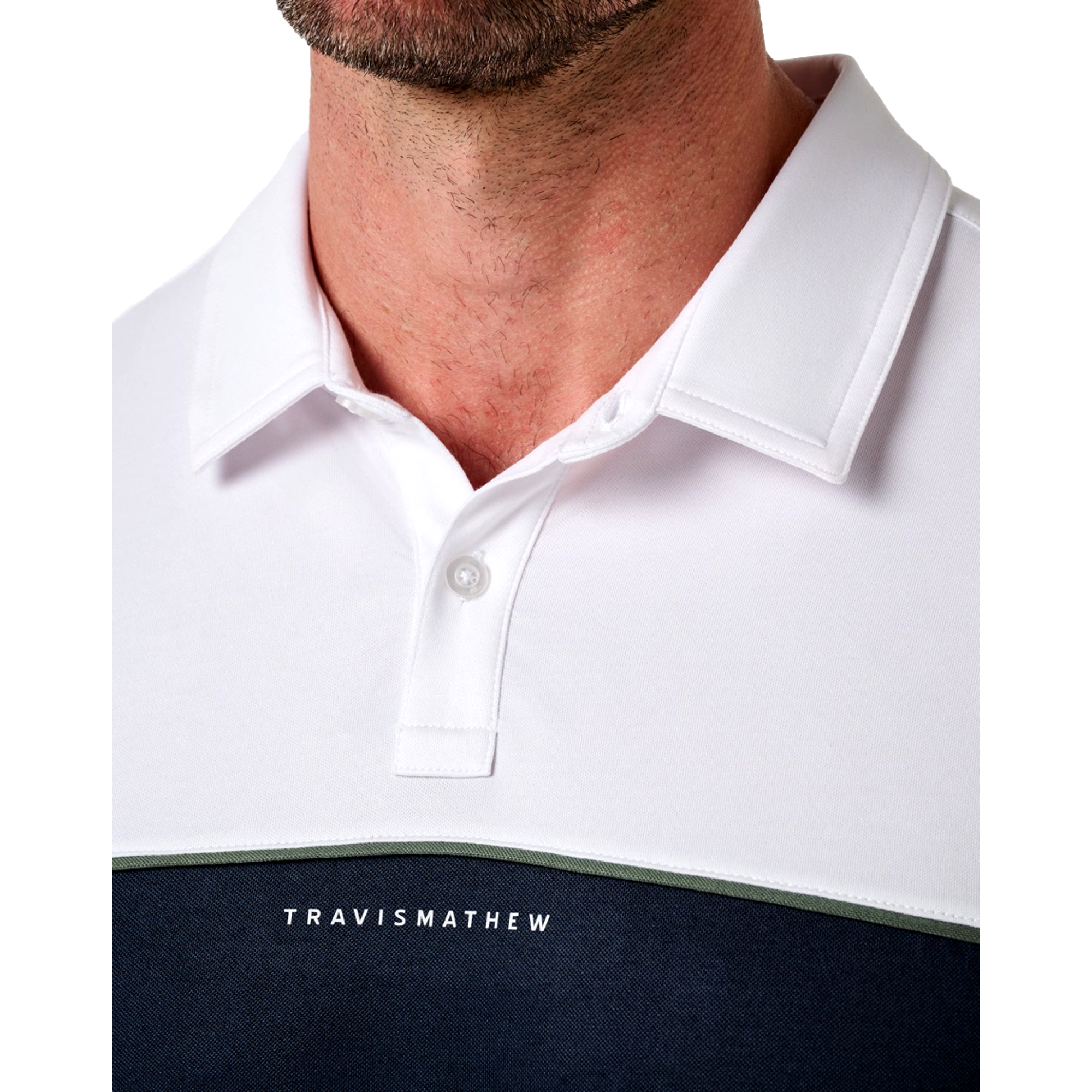 TM Color Block Feather Men's Golf Polo Shirt