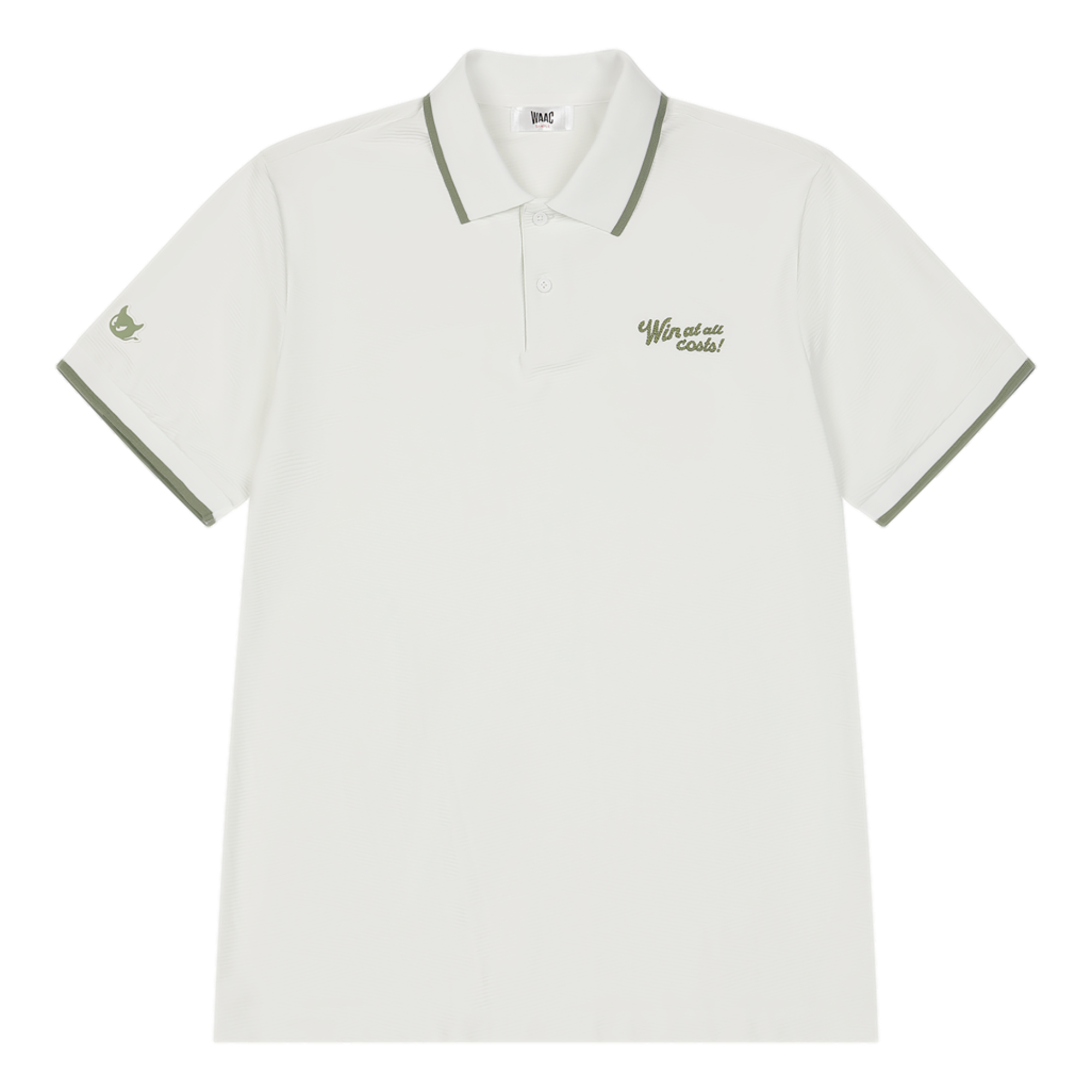 Athletic Slogan Tipping Men's Golf Polo Shirt