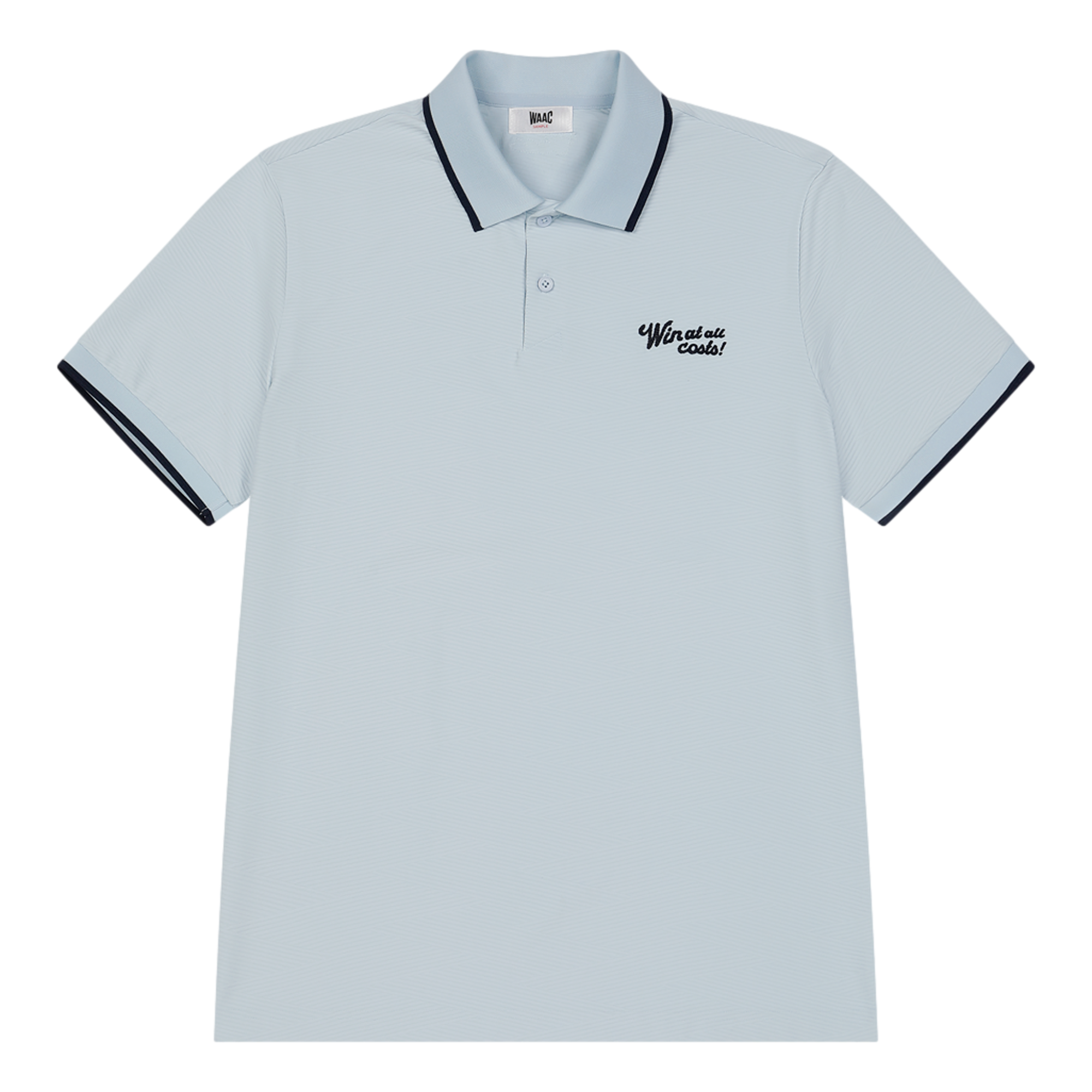 Athletic Slogan Tipping Men's Golf Polo Shirt