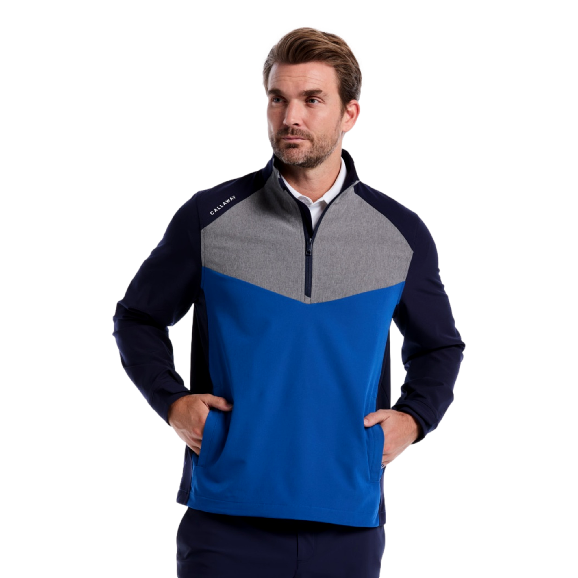 Wind & Water Men's Golf Quarter Zip