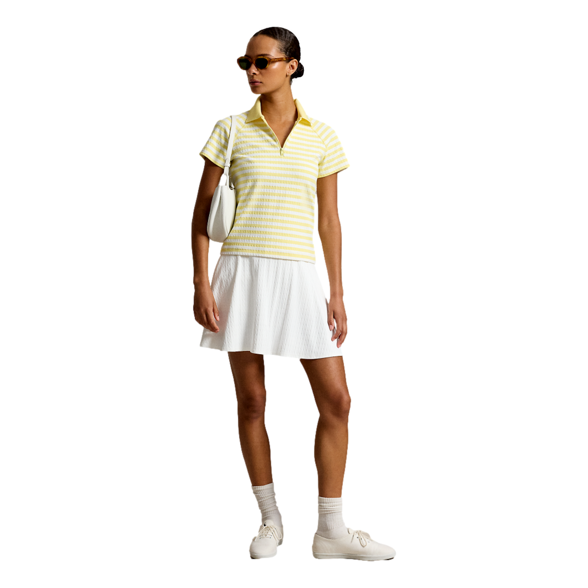 Active Cable Knit Women's Golf Polo Shirt