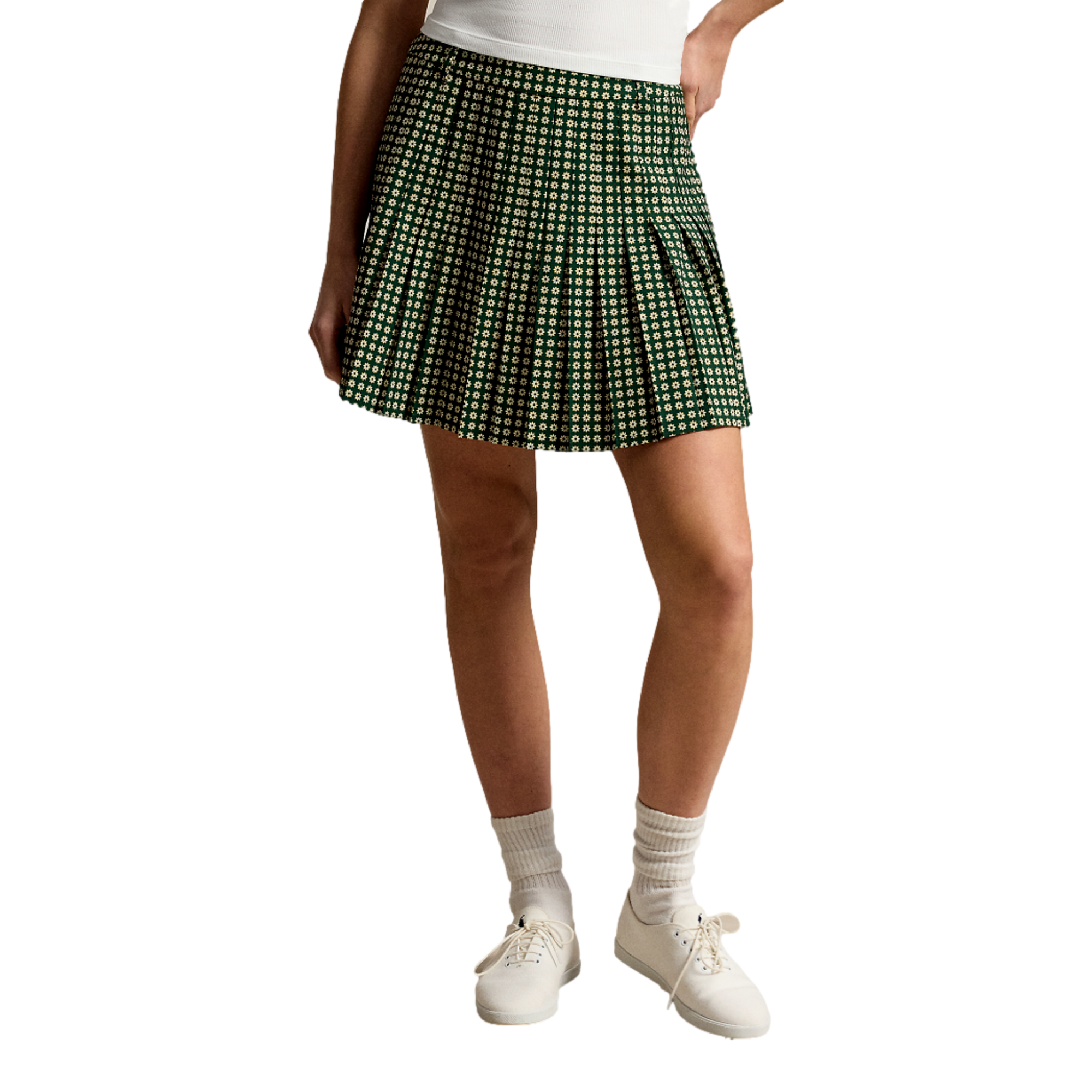 Geo Print Micro Pleated Women's 16" Golf Skort