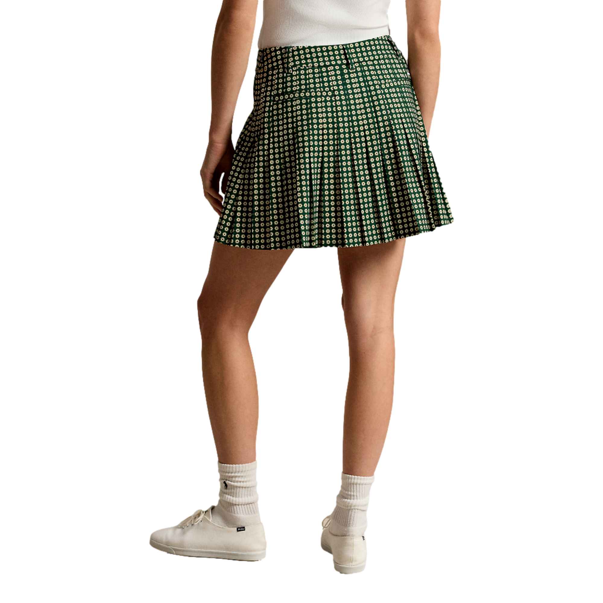 Geo Print Micro Pleated Women's 16" Golf Skort