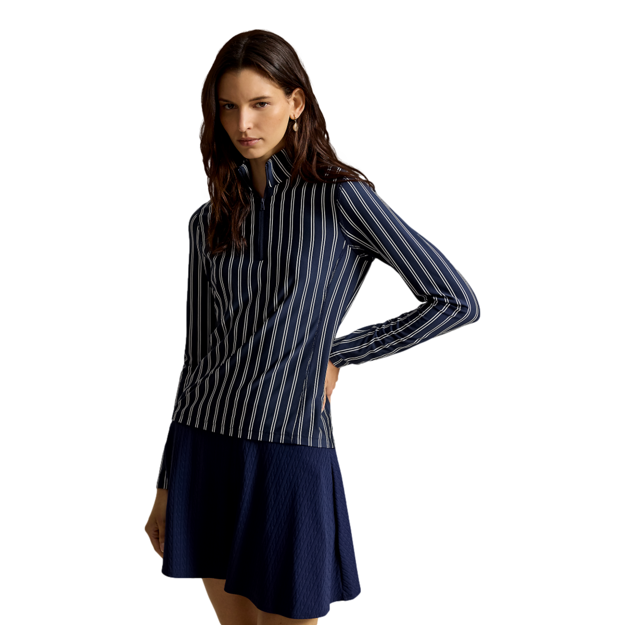 Stretch Jersey Women's Golf Quarter Zip