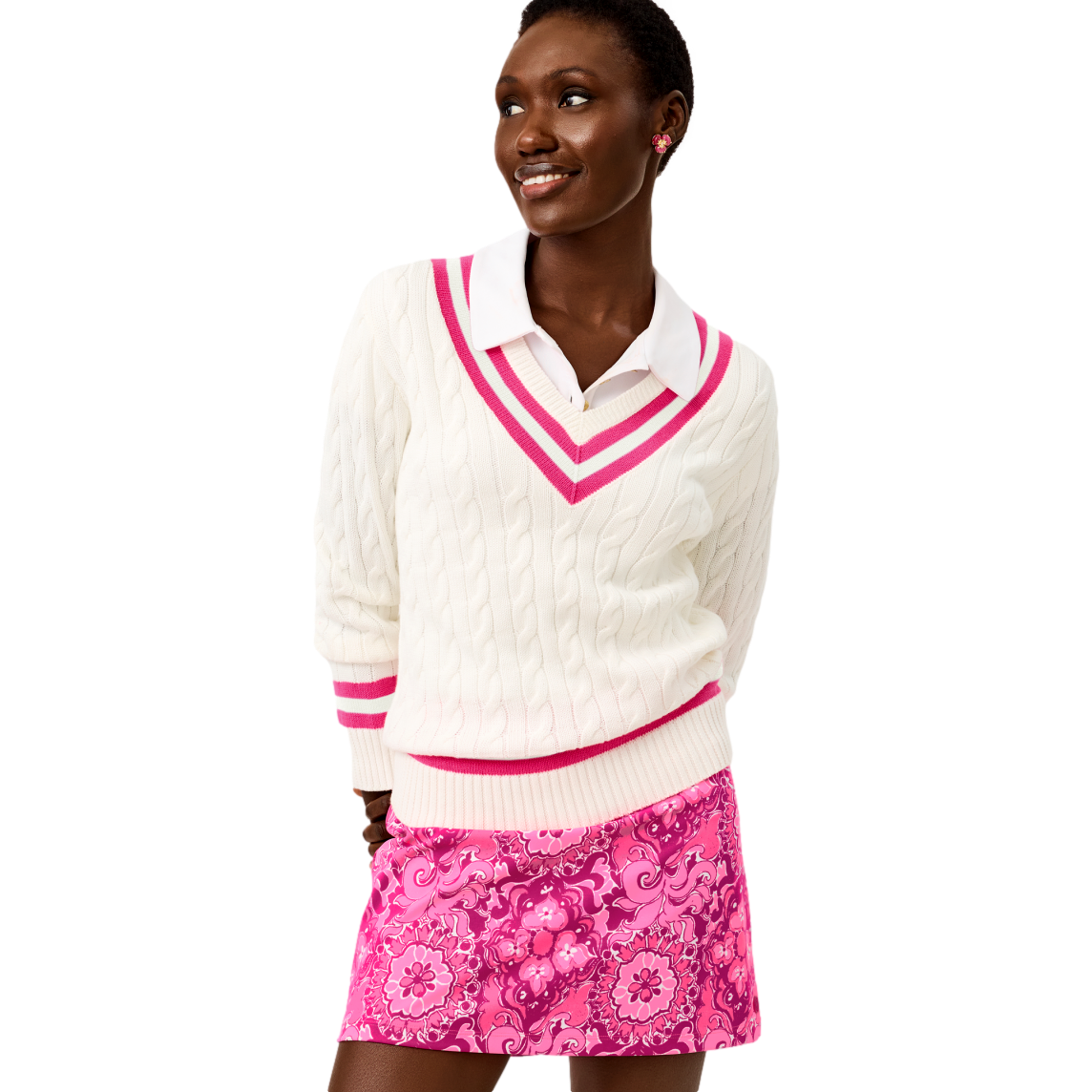 Brockton Cotton Women's Golf Sweater