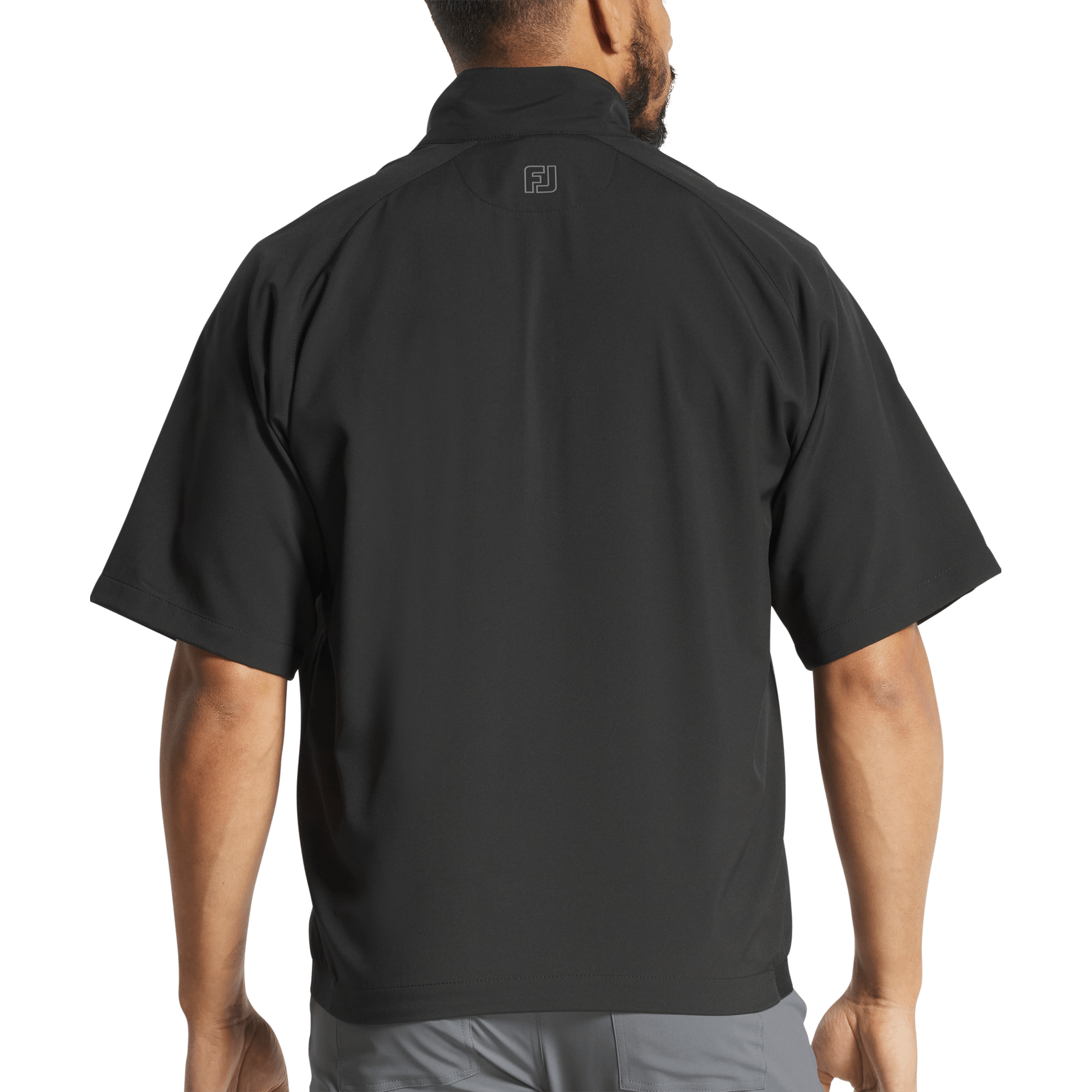 Zephyr Short Sleeve Men's Golf Quarter Zip Windshirt