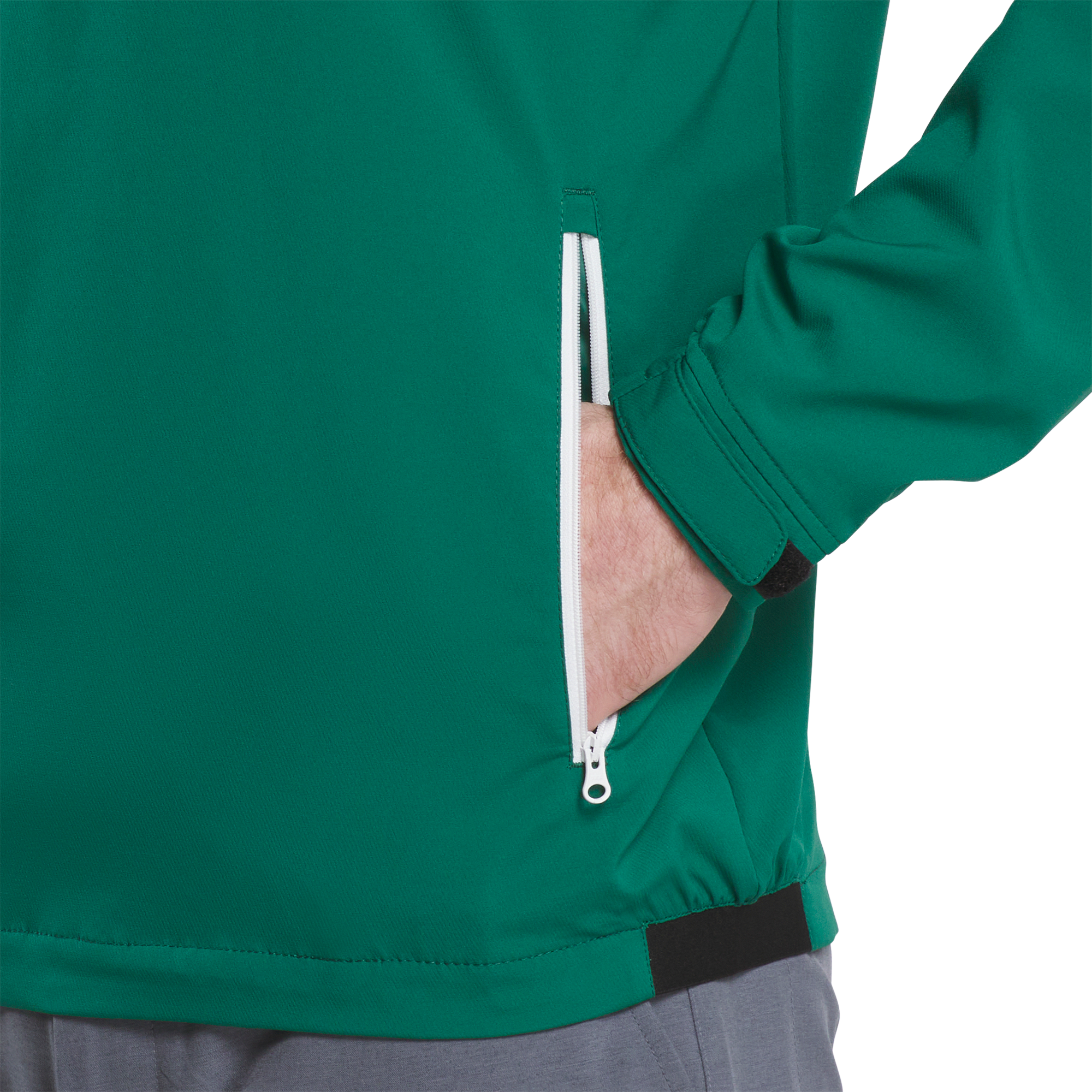 Zephyr Long Sleeve Men's Golf Quarter Zip Windshirt
