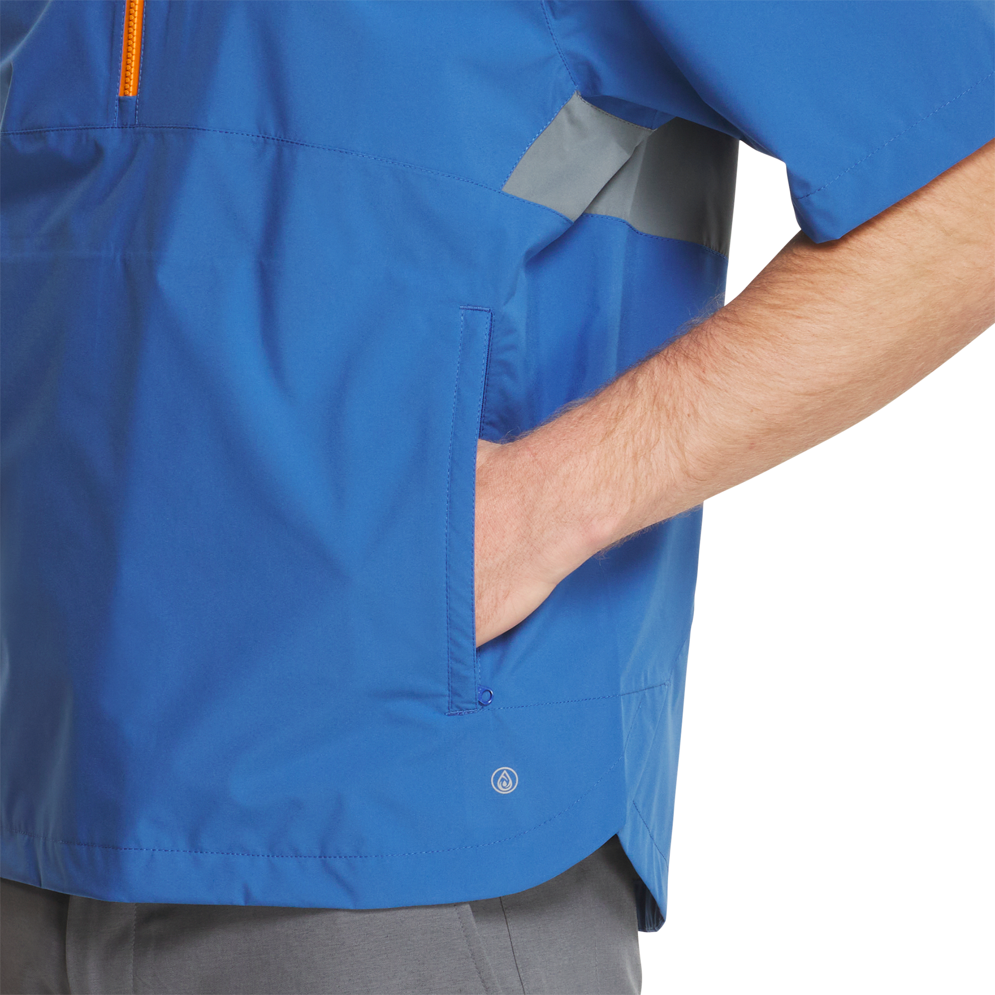 HydroLiteX Men's Short Sleeve Golf Rainshirt