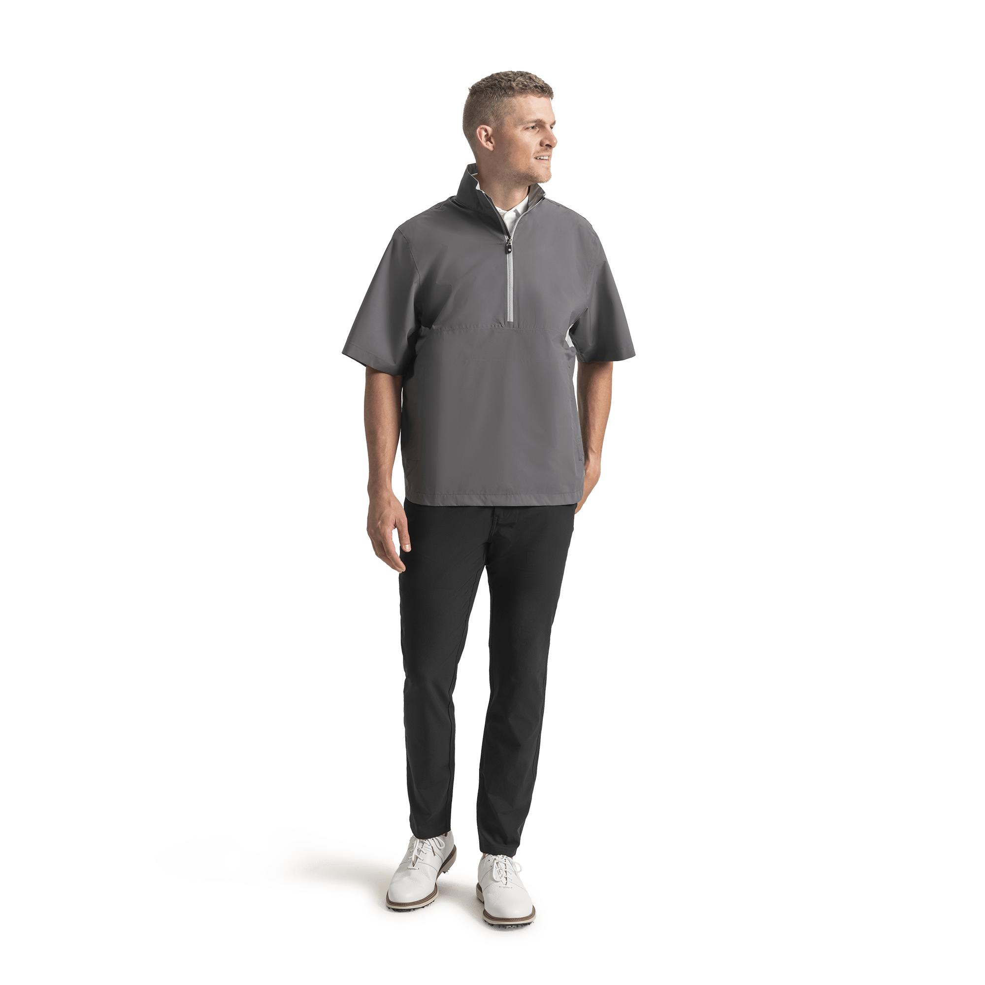 HydroLiteX Men's Short Sleeve Golf Rainshirt