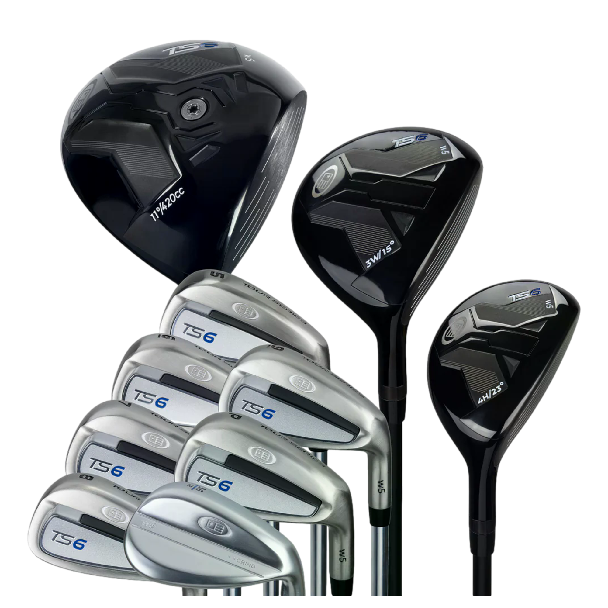 Tour Series 6 10-Club Complete Set w/ Graphite Shafts/ Steel Shafts (Clubs Only)