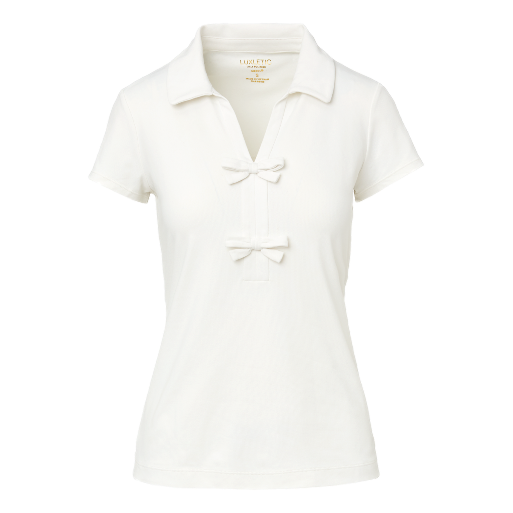 Frida Bow Women's Short Sleeve Golf Polo