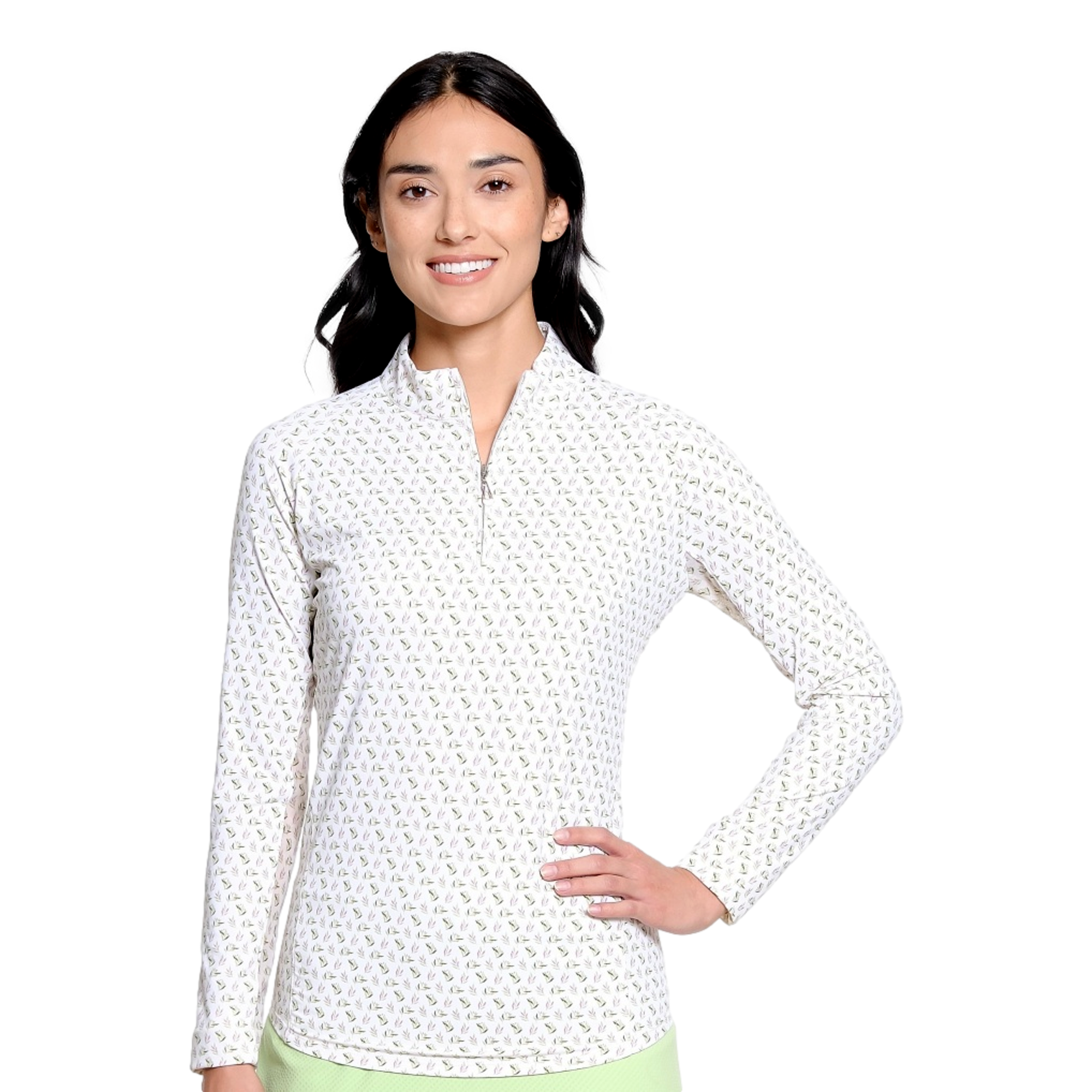 Tempo Mockneck Women's Golf Quarter Zip