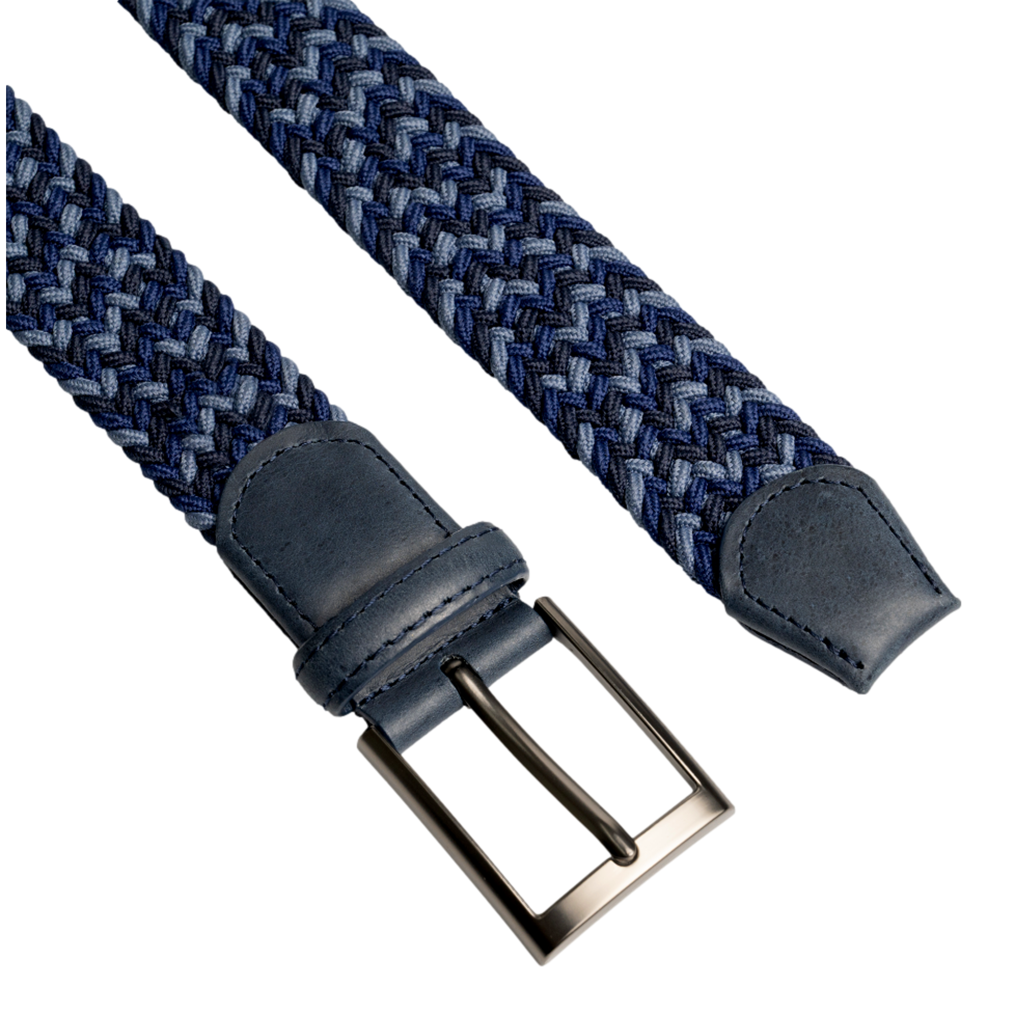 Indigo Braided Men's Golf Belt