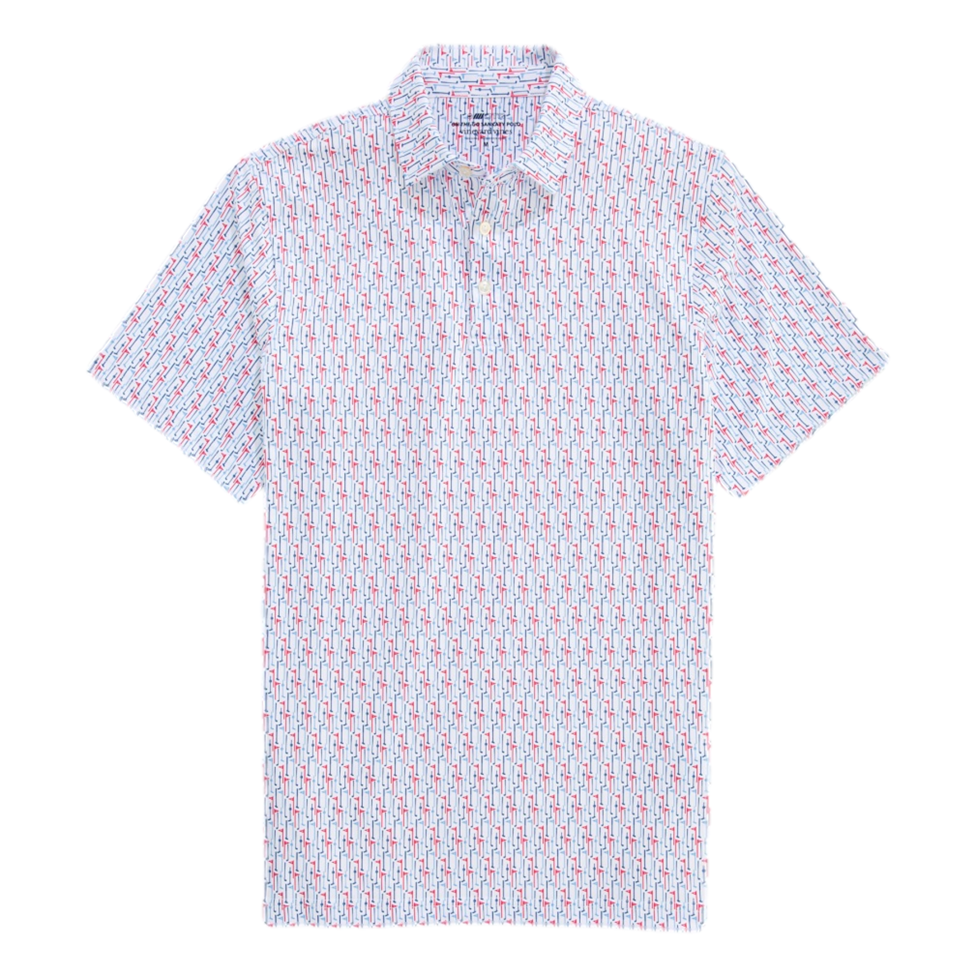 Printed Sankaty Men's Golf Polo Shirt