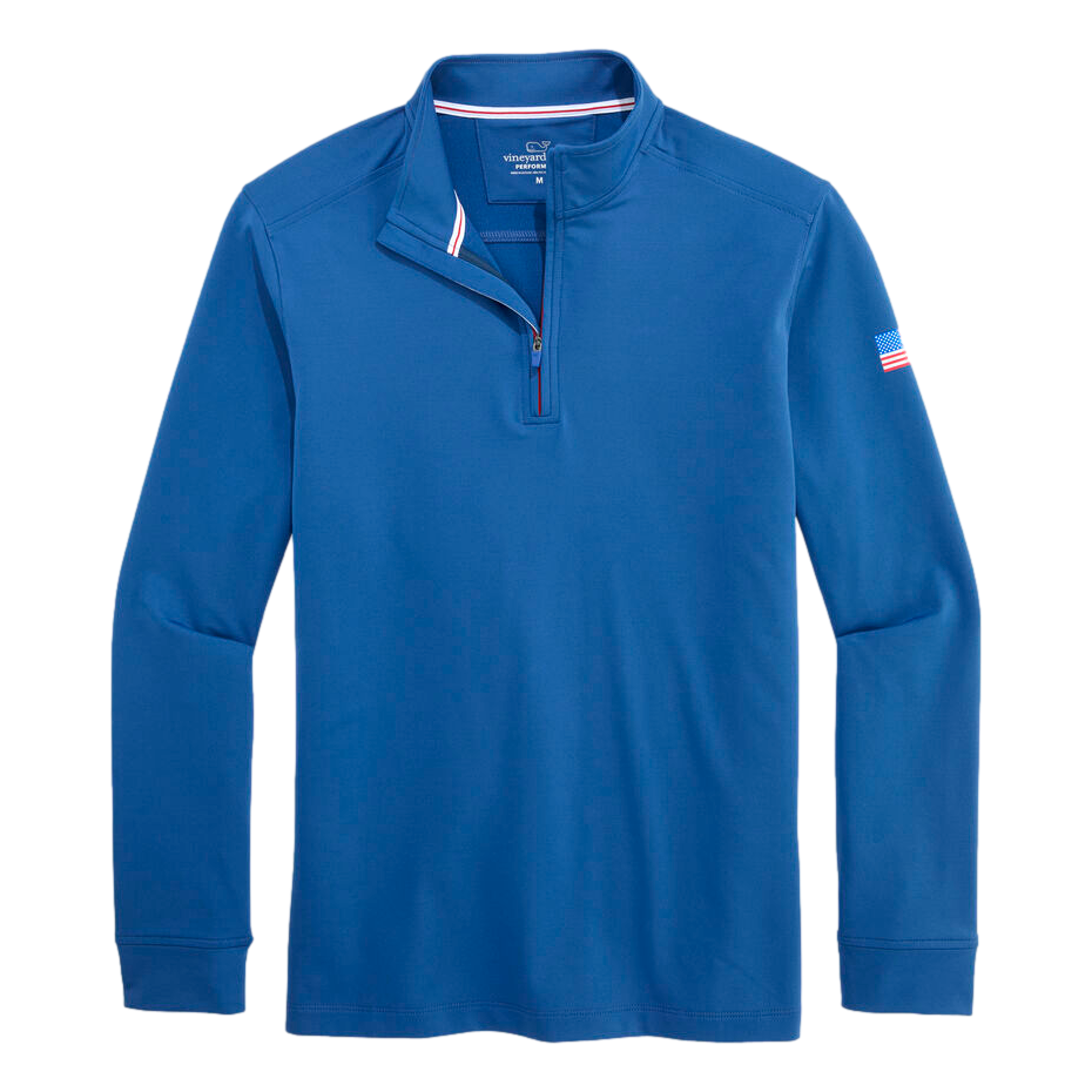 Performance Clubhouse Flag Men's Golf Quarter Zip