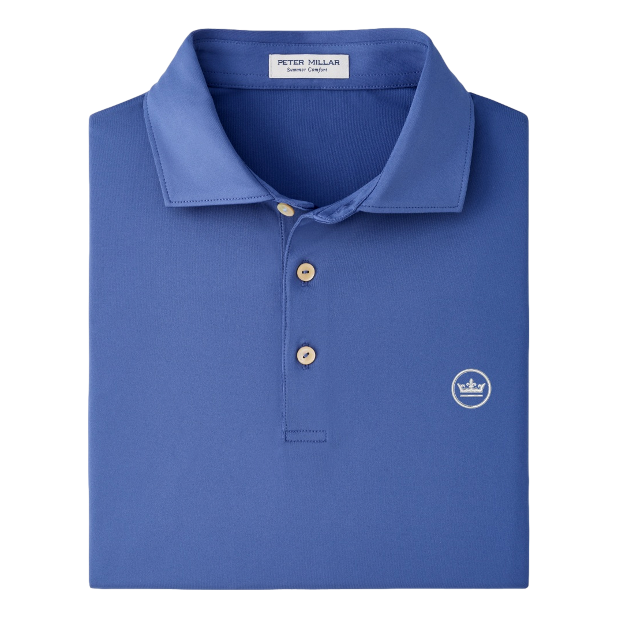 Solid Performance Jersey Men's Golf Polo Shirt