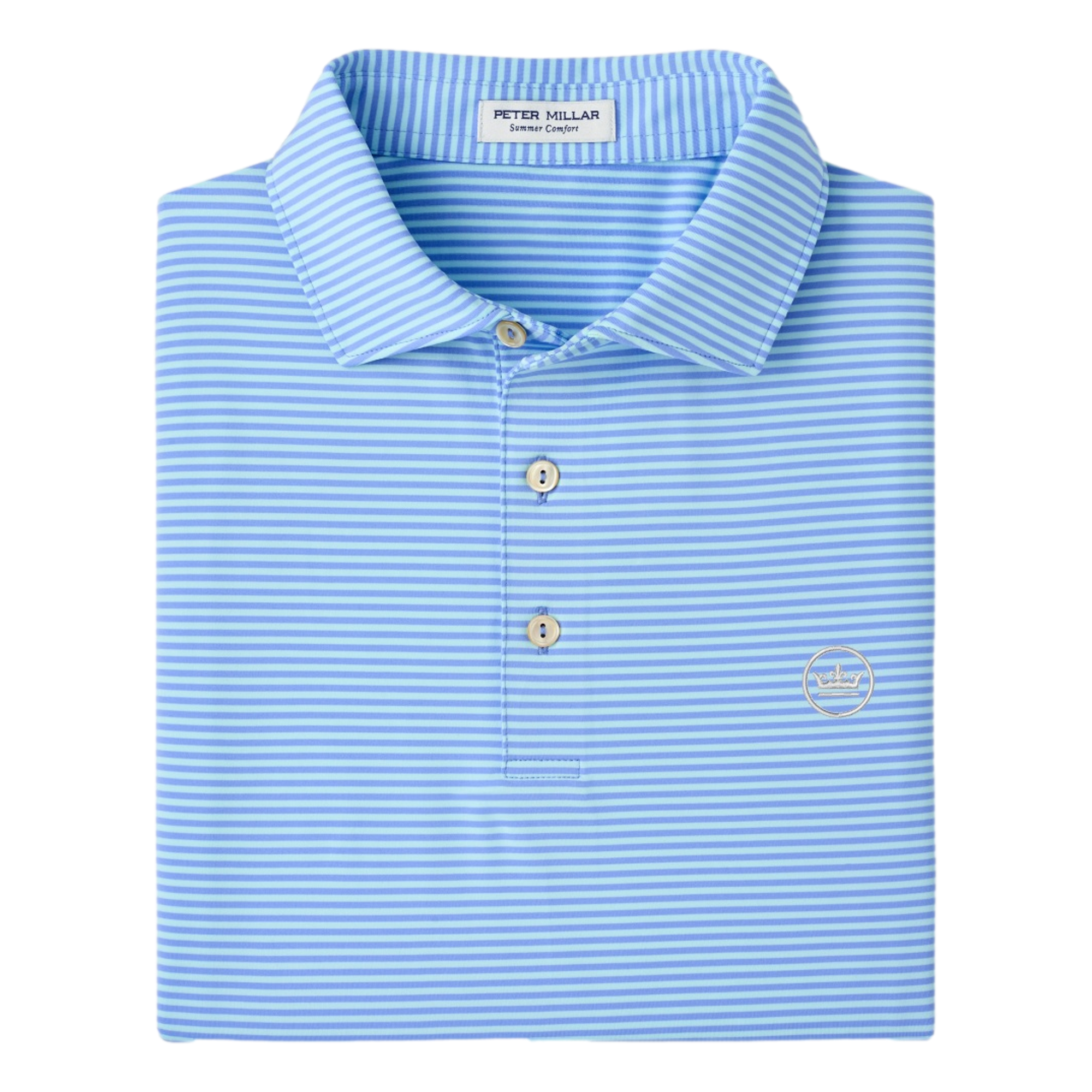 Solid Performance Jersey Men's Golf Polo Shirt