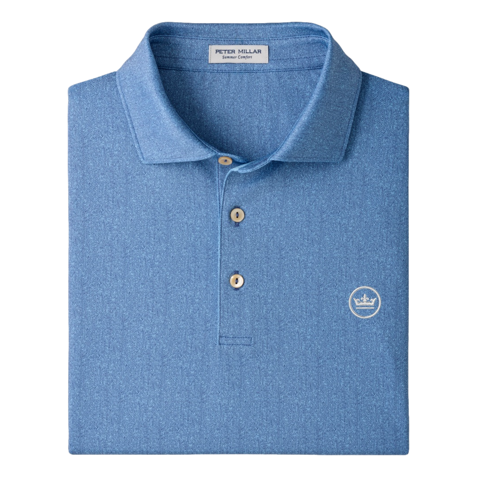 Herringbone Performance Jersey Men's Golf Polo Shirt