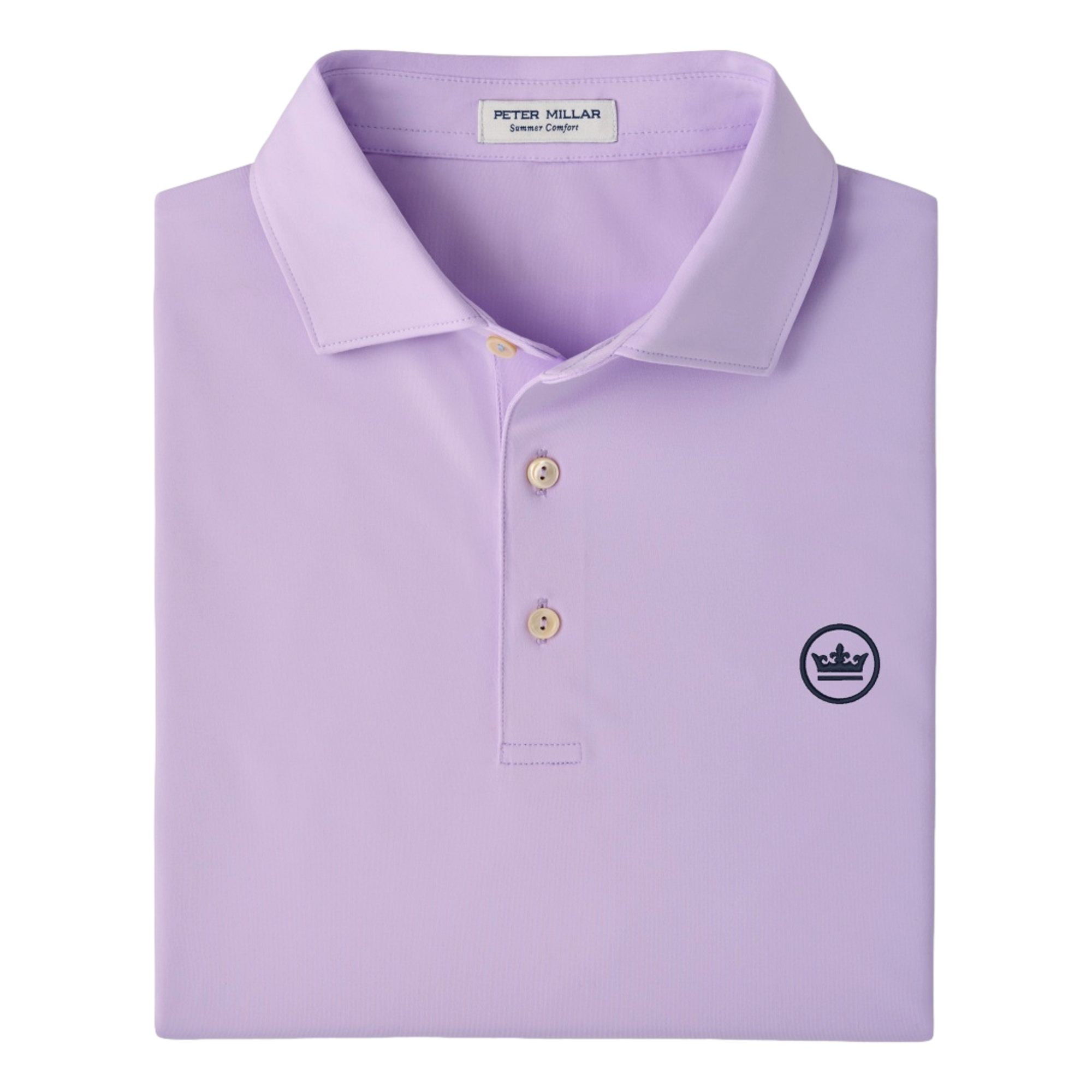 Solid Performance Jersey Men's Golf Polo Shirt