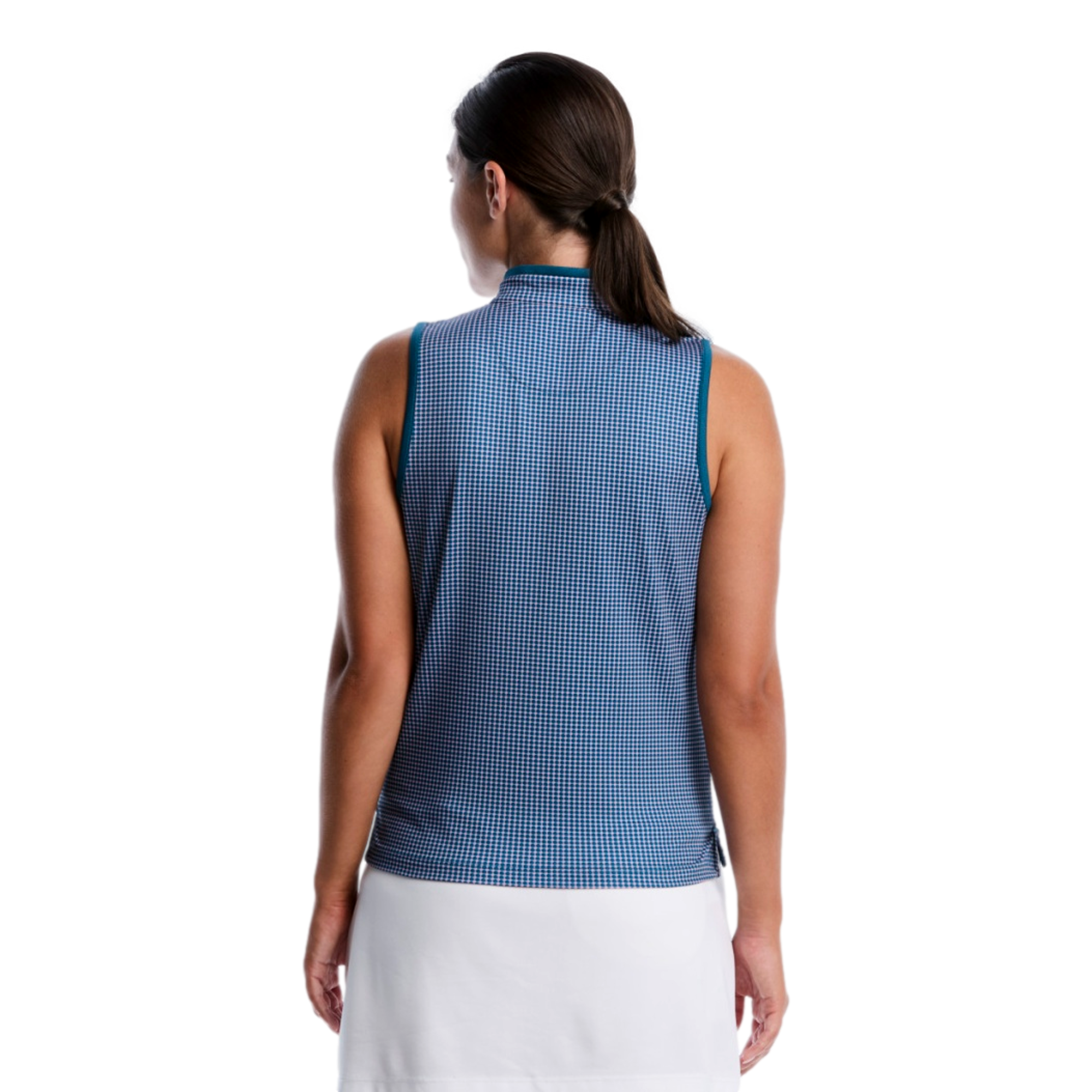 Geo Sleeveless Women's Golf Polo Shirt