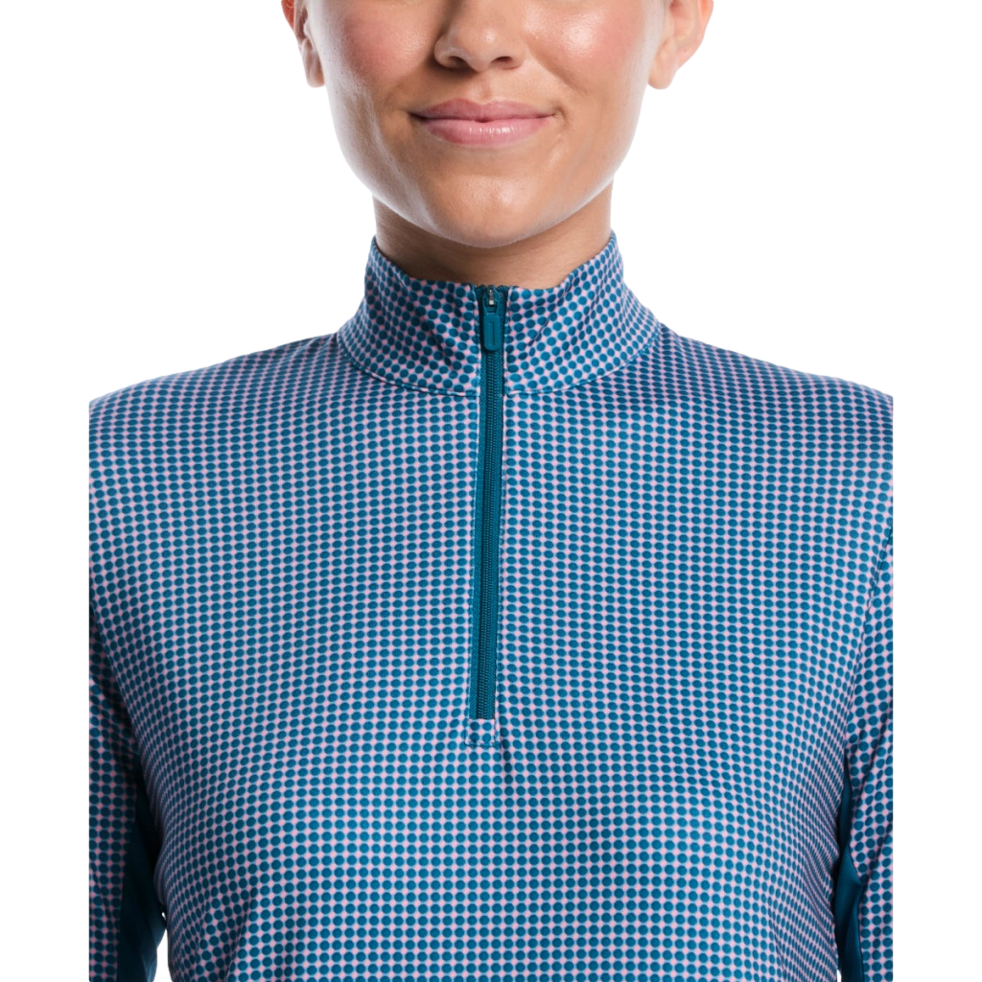 Circle Geo Sun Protection Women's Golf Quarter Zip