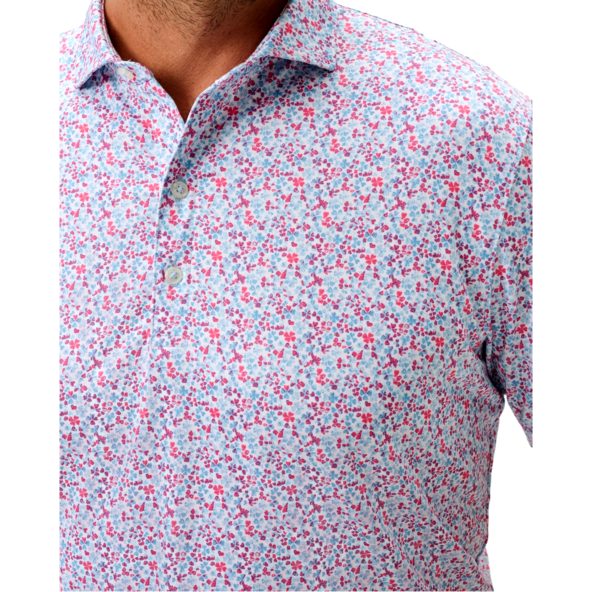 Charmer Print Men's Golf Polo Shirt