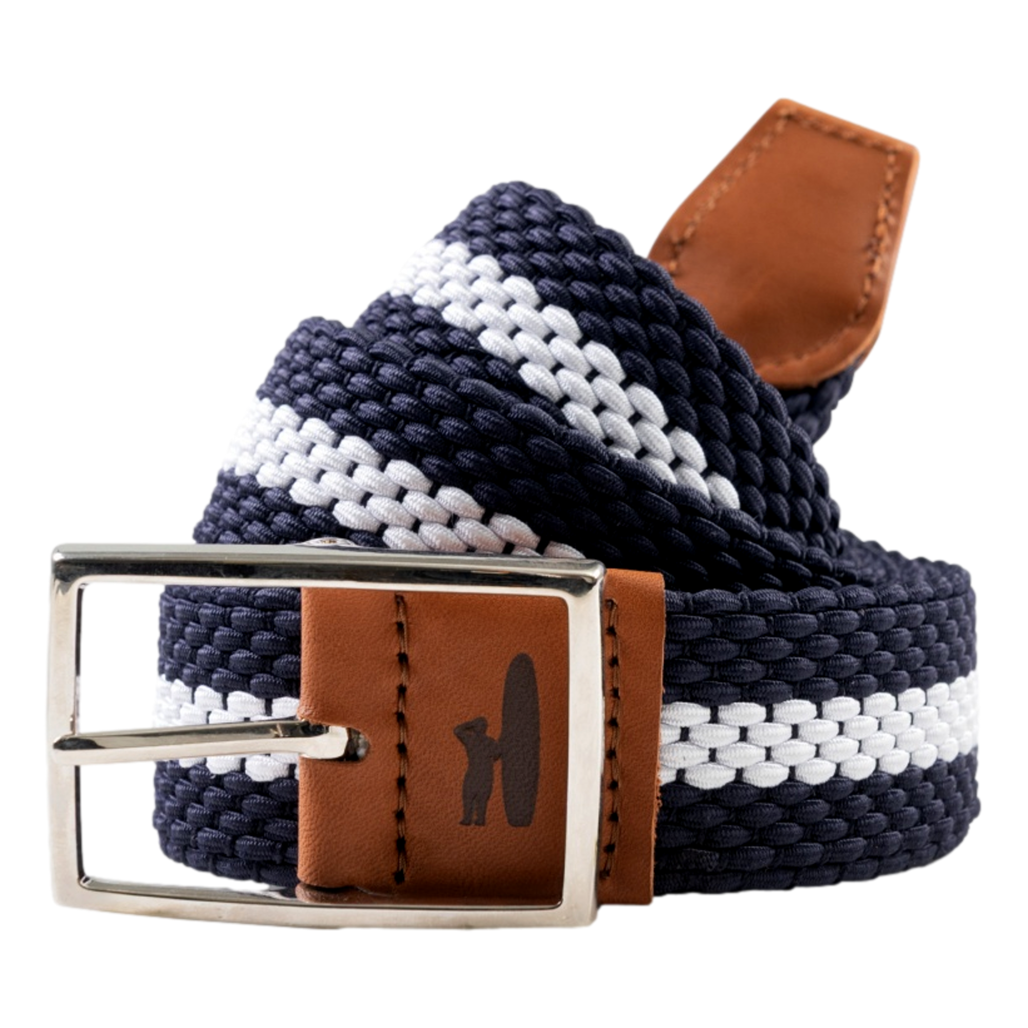 Reversible Striped Men's Golf Belt