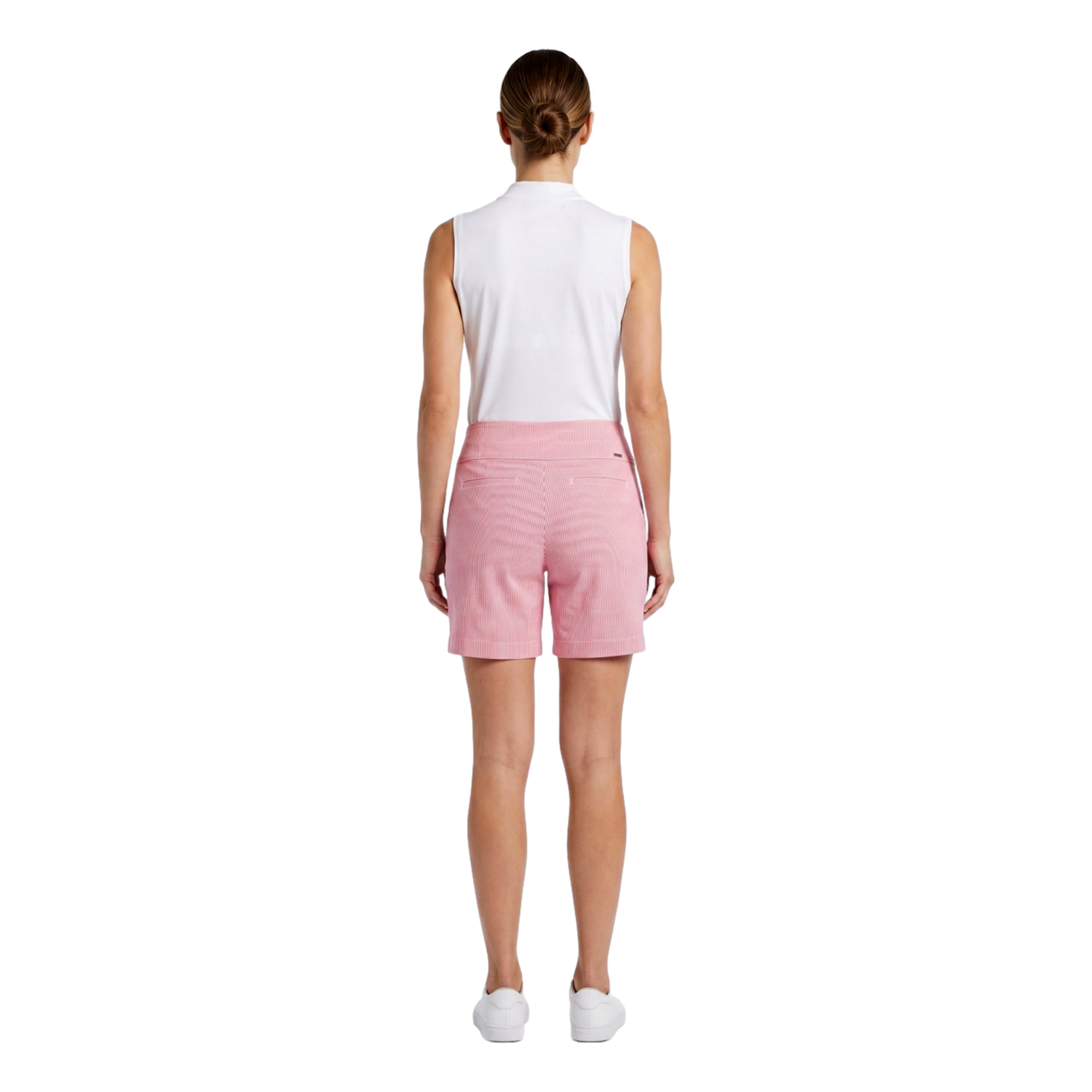Blossom Ticking Stripe Techno Women's 7" Golf Shorts