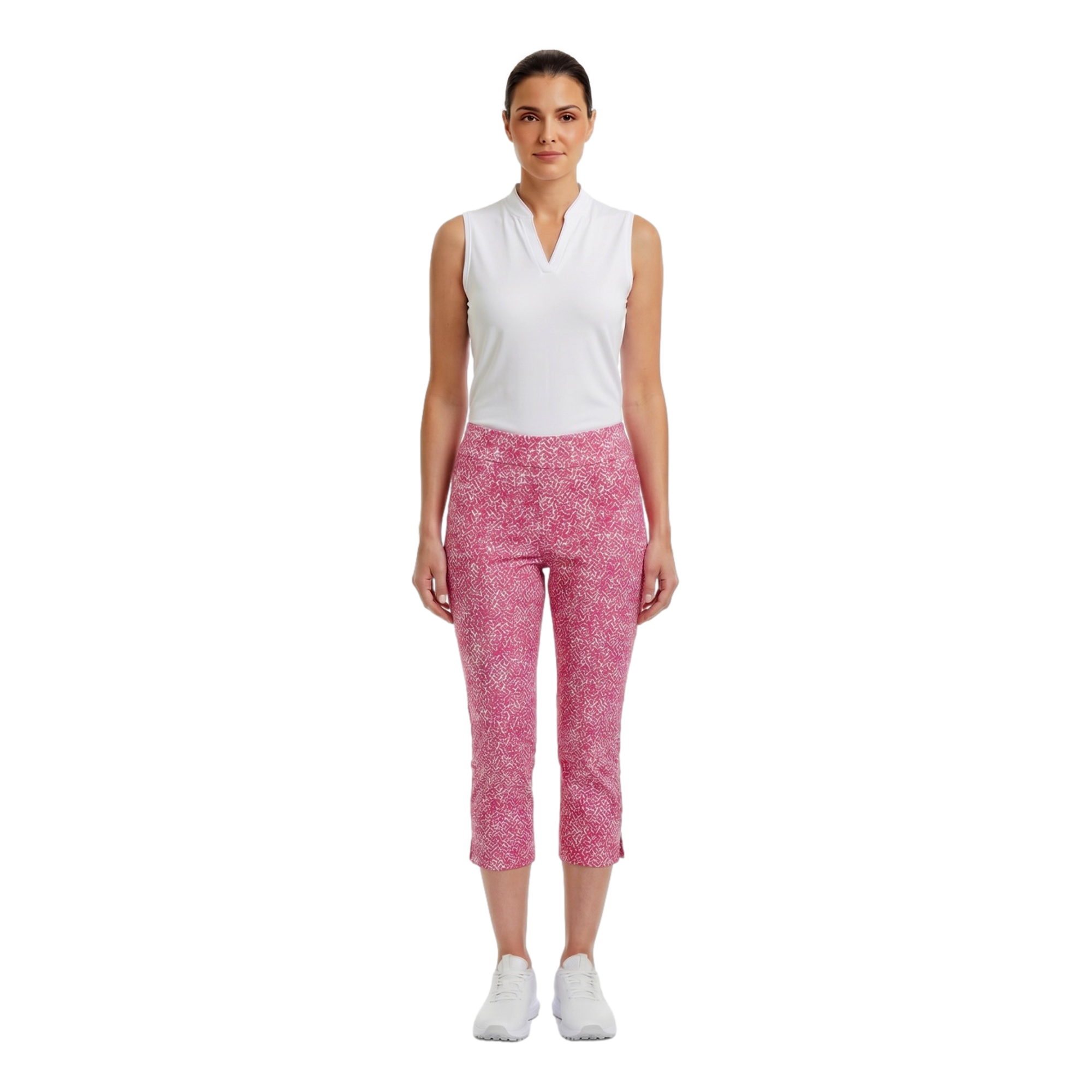 Mesh Blossom Techno 24" Women's Golf Capri Pants